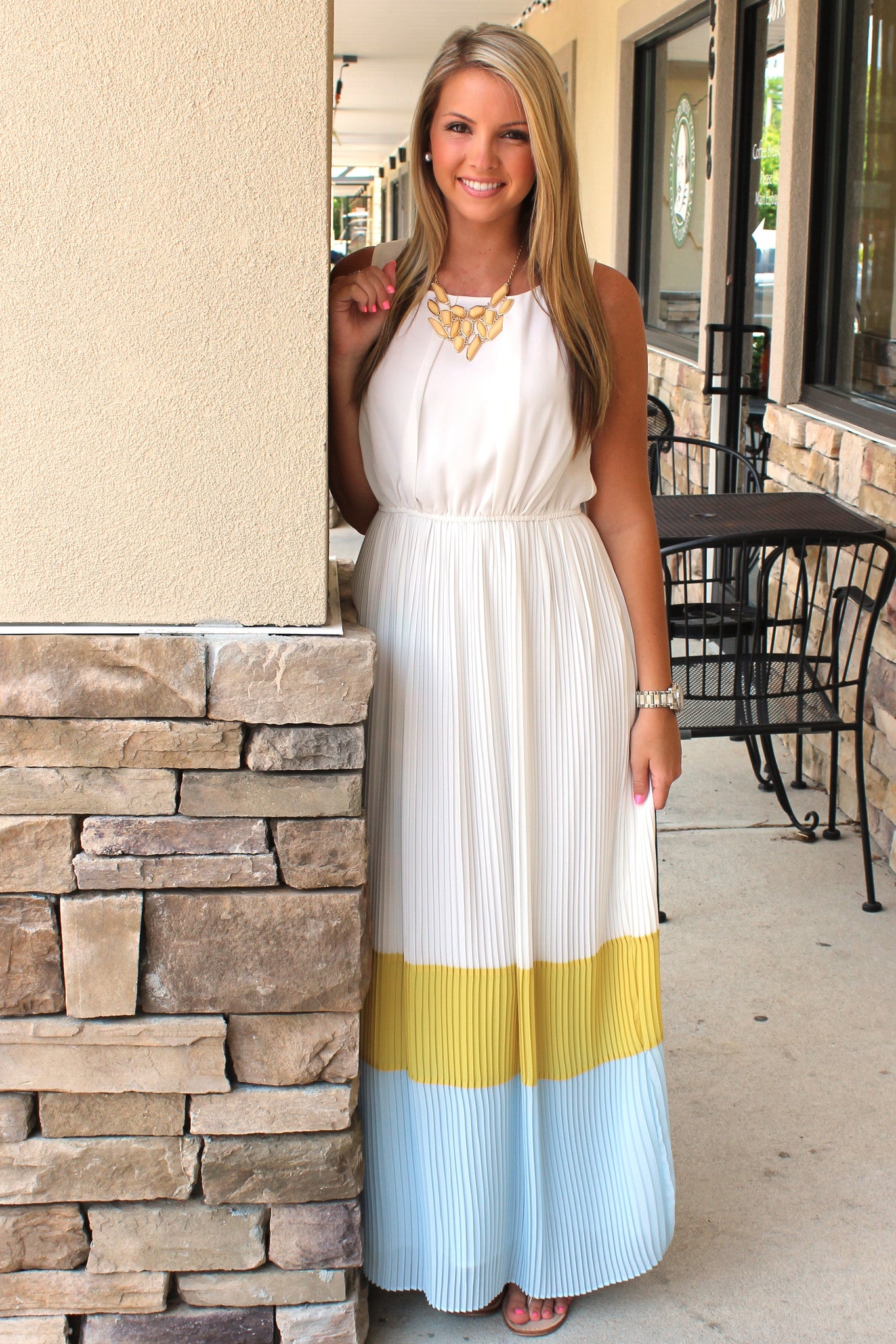 Darling: Justina Maxi Dress, White