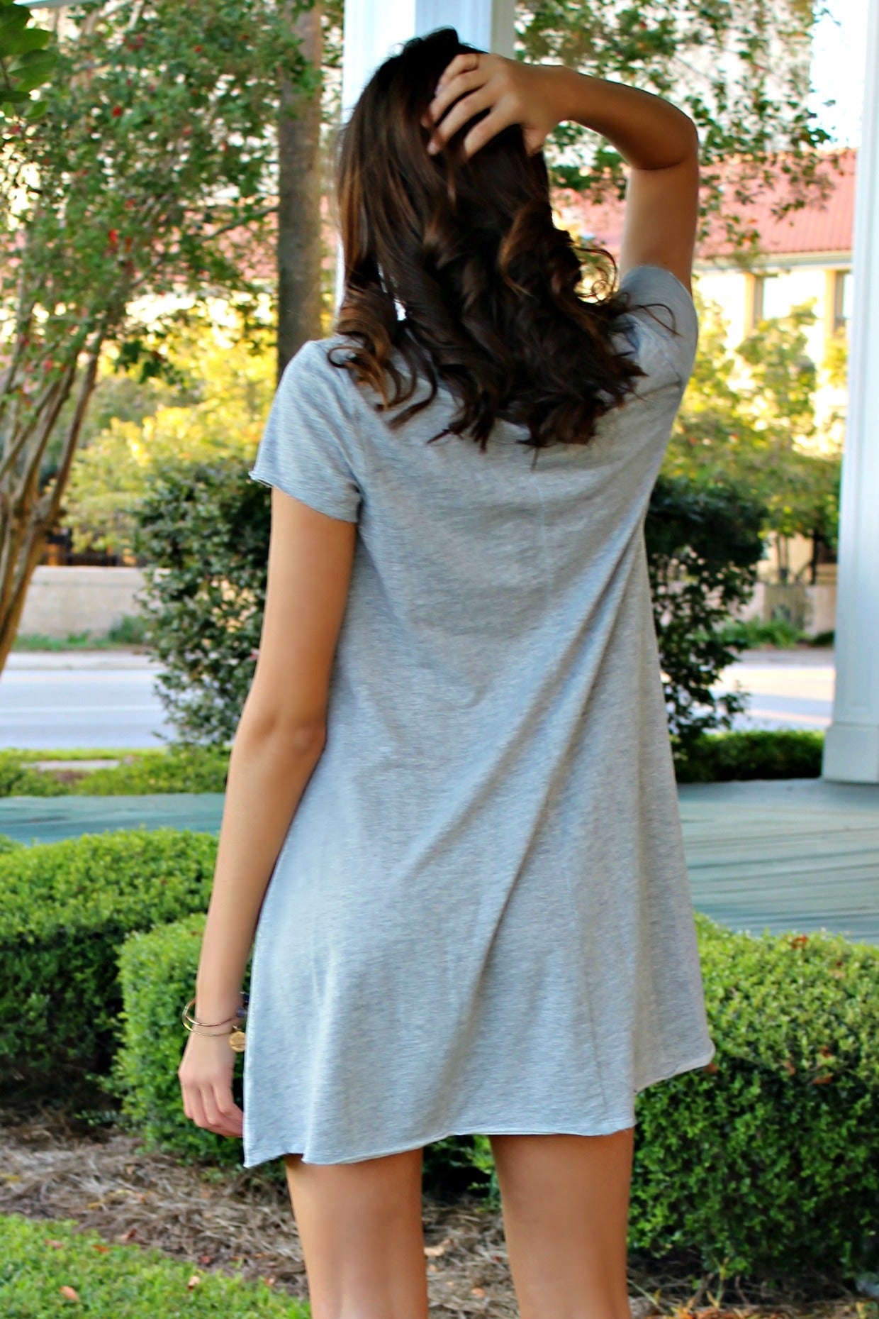 Z Supply: T-Shirt Dress, Gray