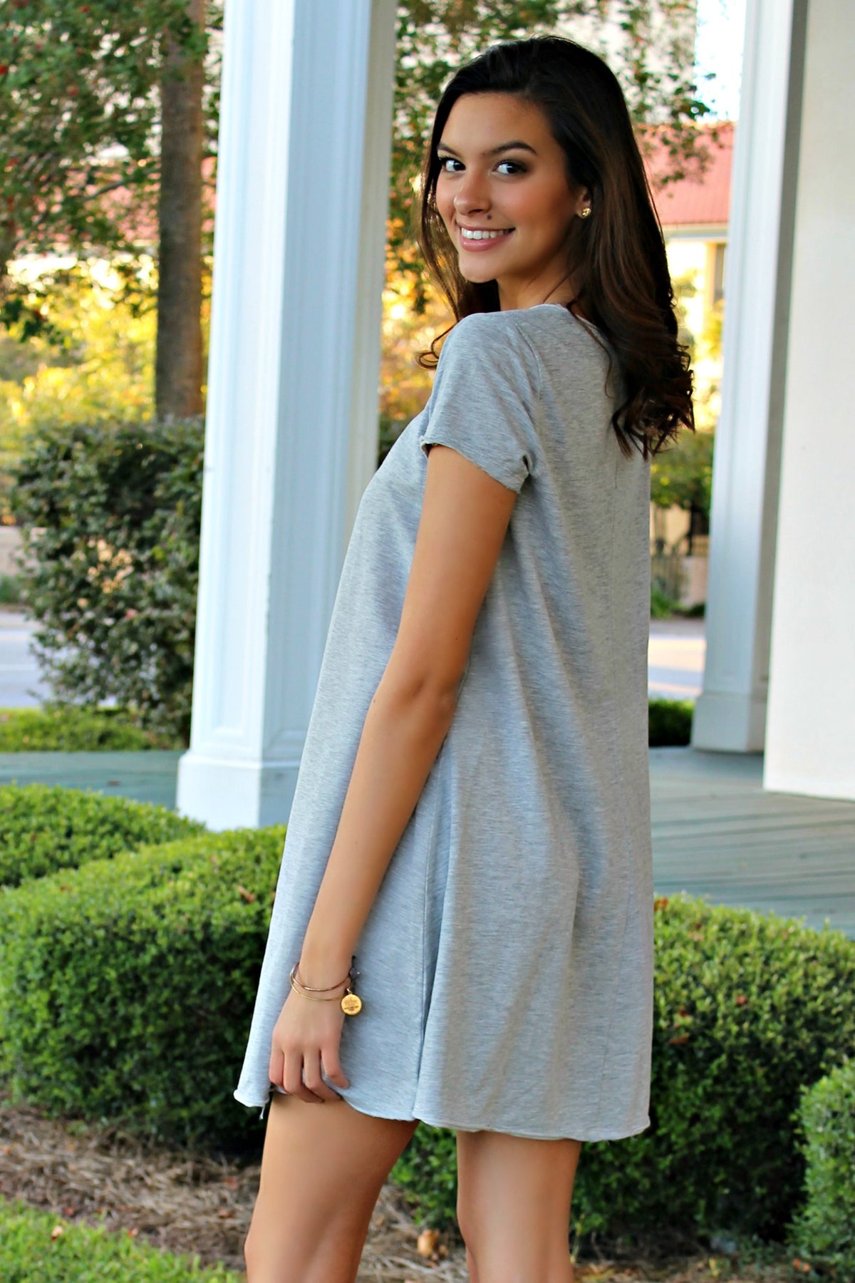Z Supply: T-Shirt Dress, Gray