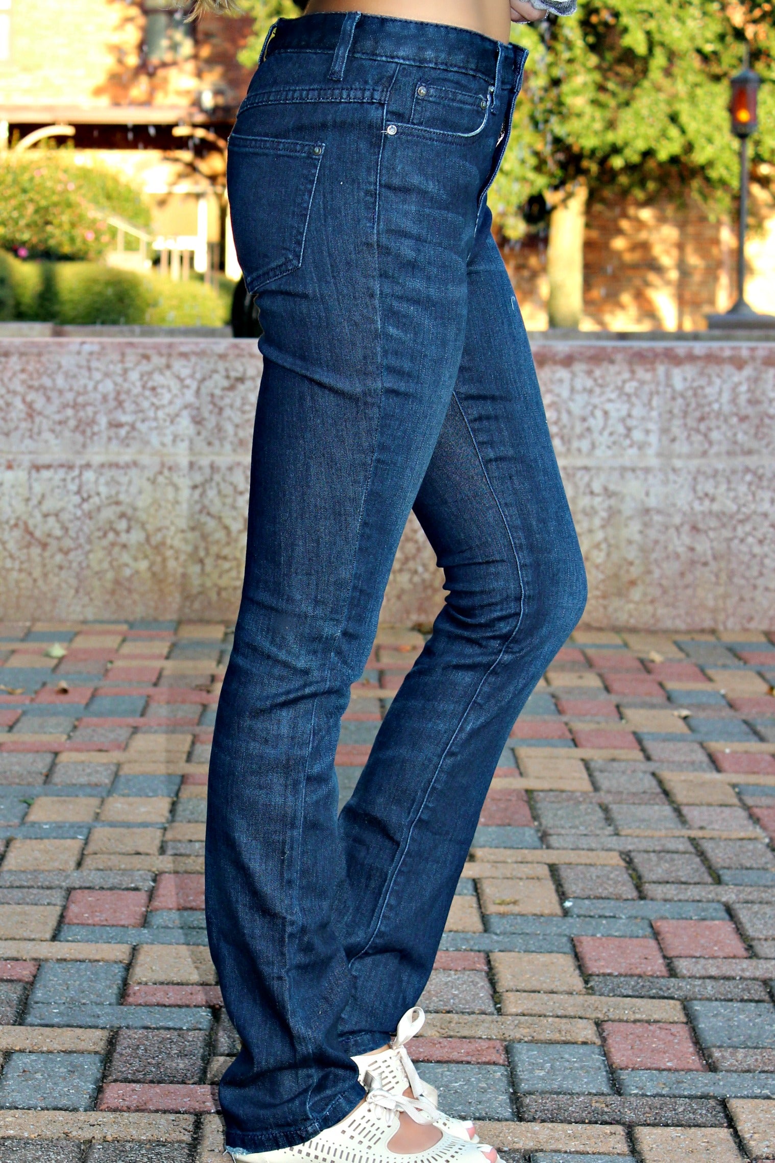 Free People: Kellie Skinny Jeans, Dark Denim
