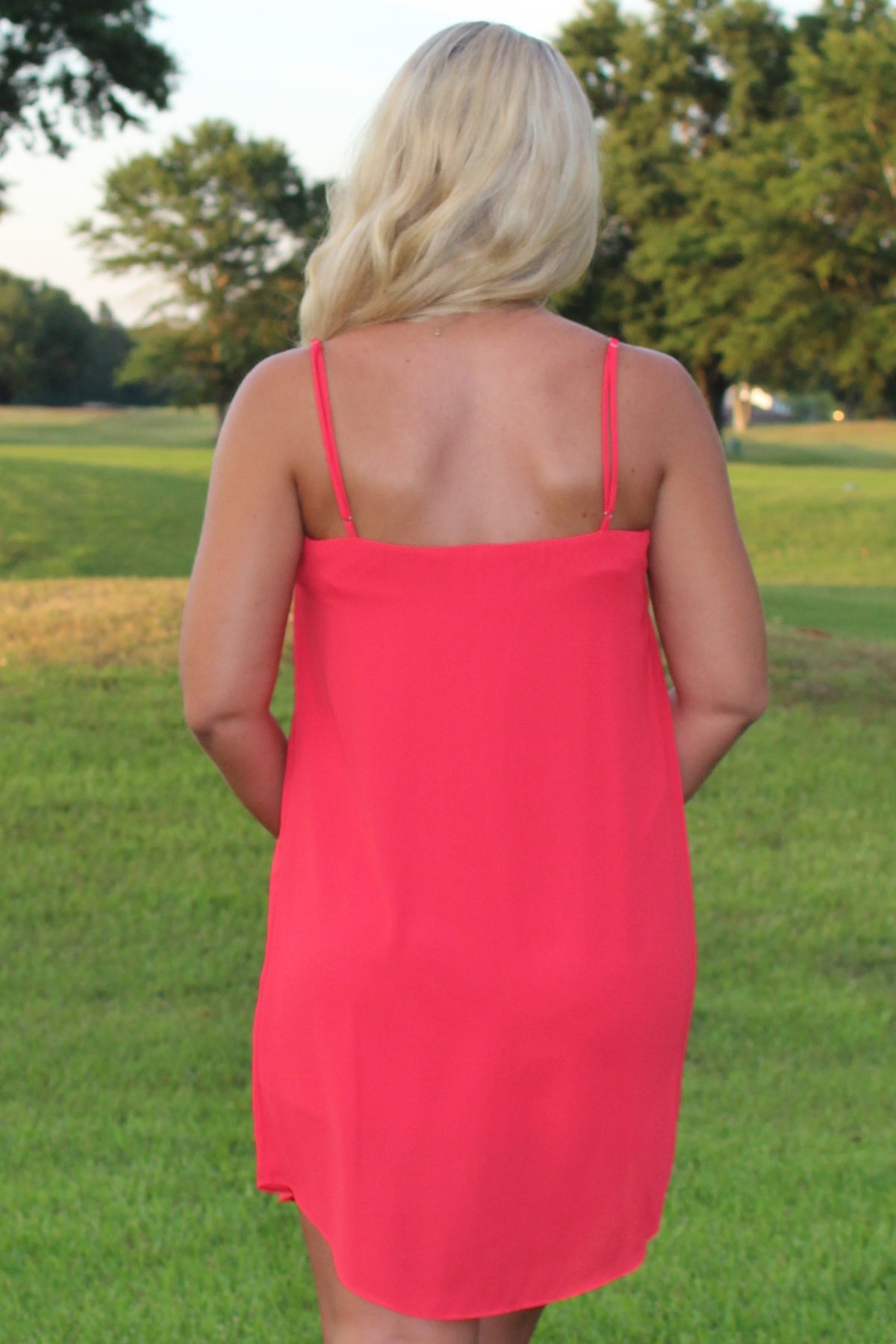 Sherrie Dress, Coral
