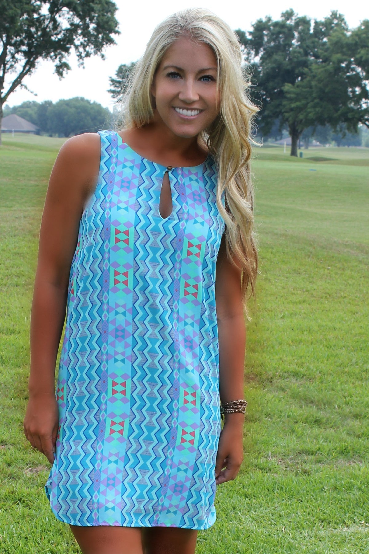 Everly: Rita Dress, Blue