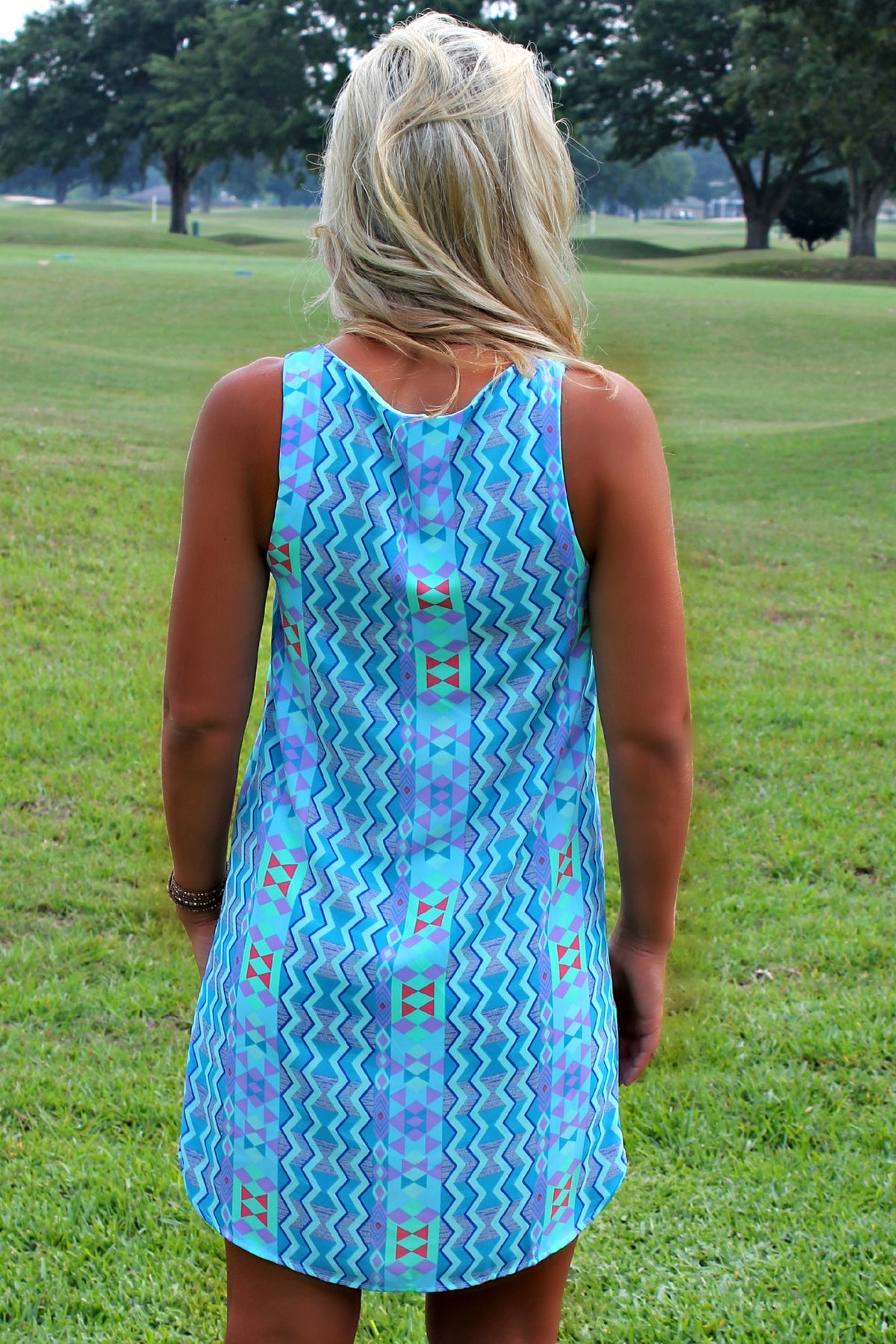 Everly: Rita Dress, Blue