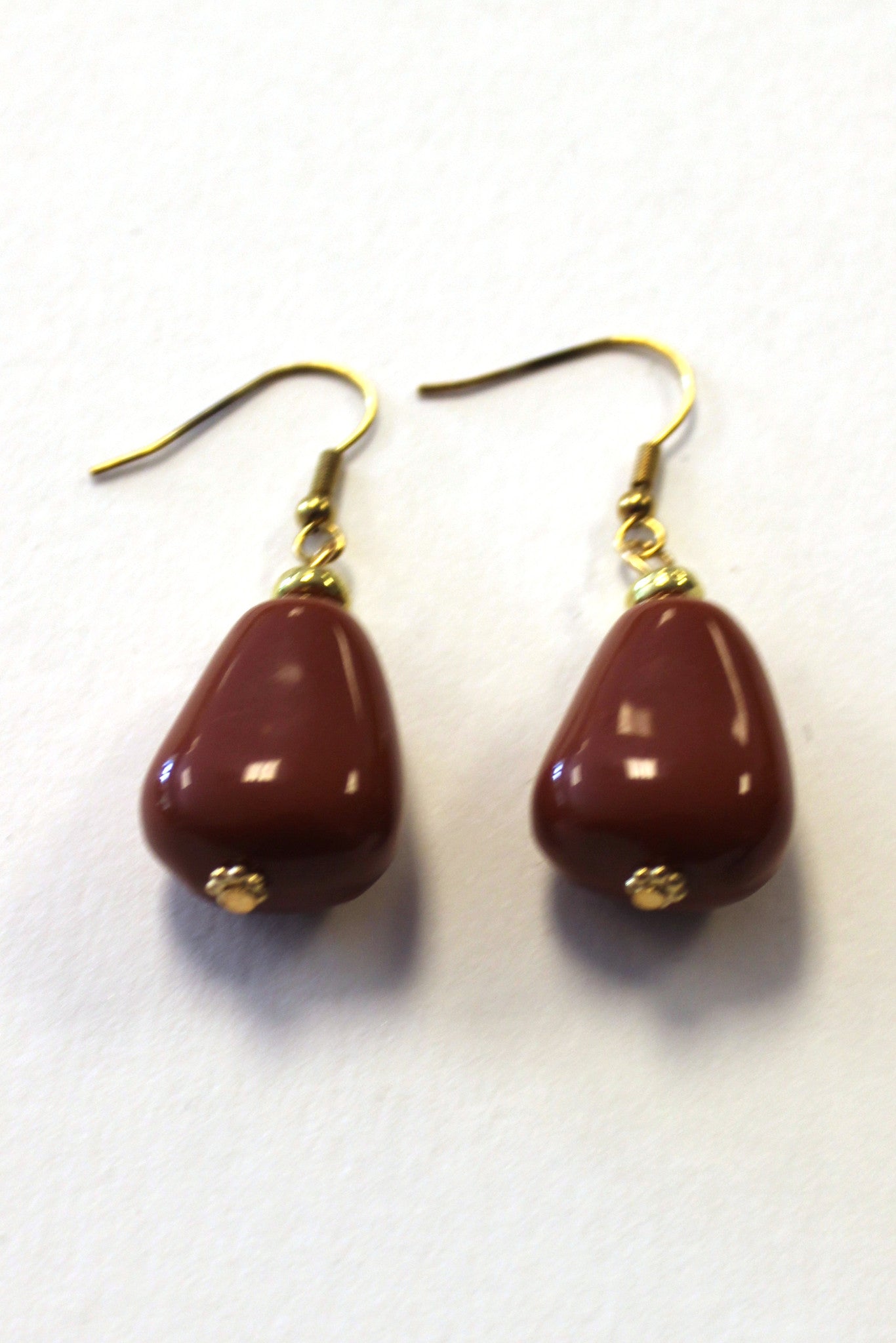 Maroon Earrings