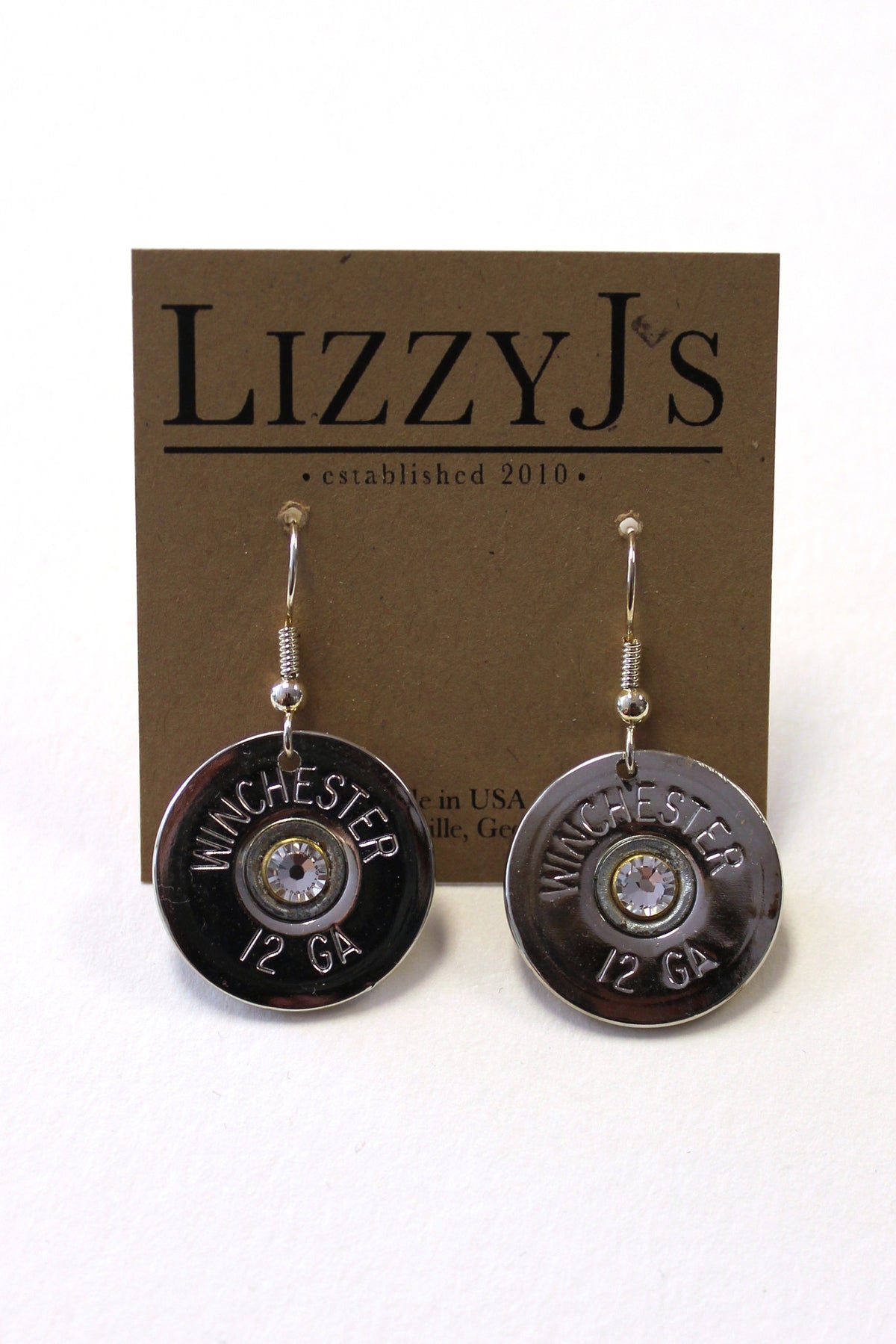 Lizzy J&#39;s Vintage Silver Single Dangle Earrings