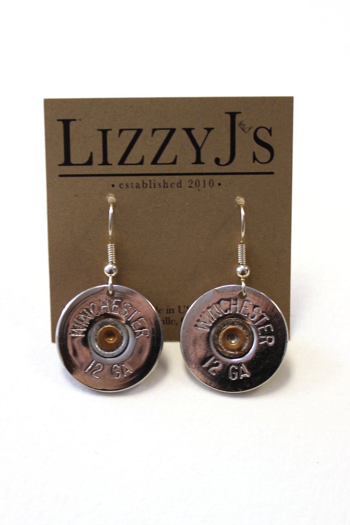 Lizzy J&#39;s Single Dangle Earrings with Silver Shells