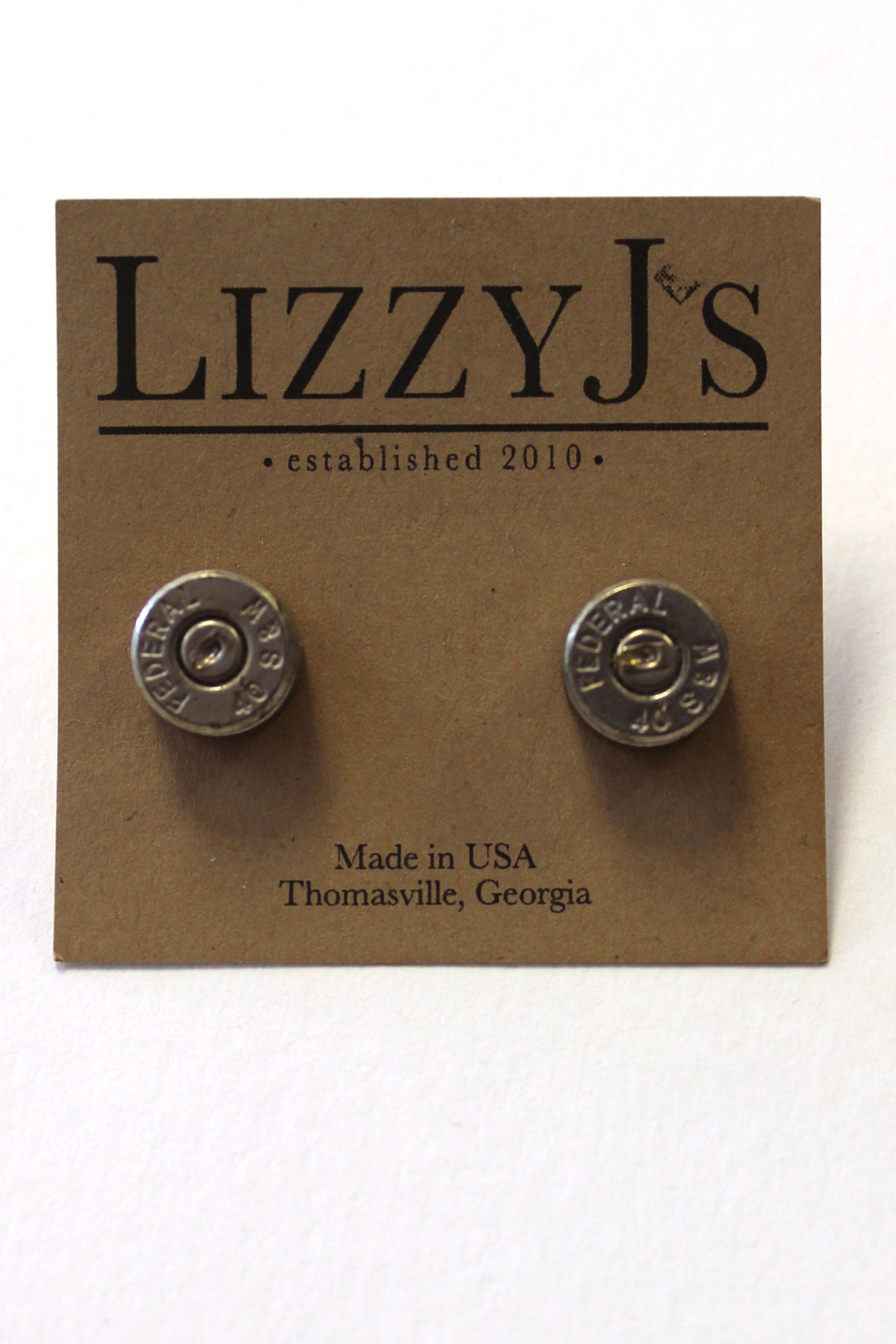 Lizzy J&#39;s Vintage Silver Bullet Earrings