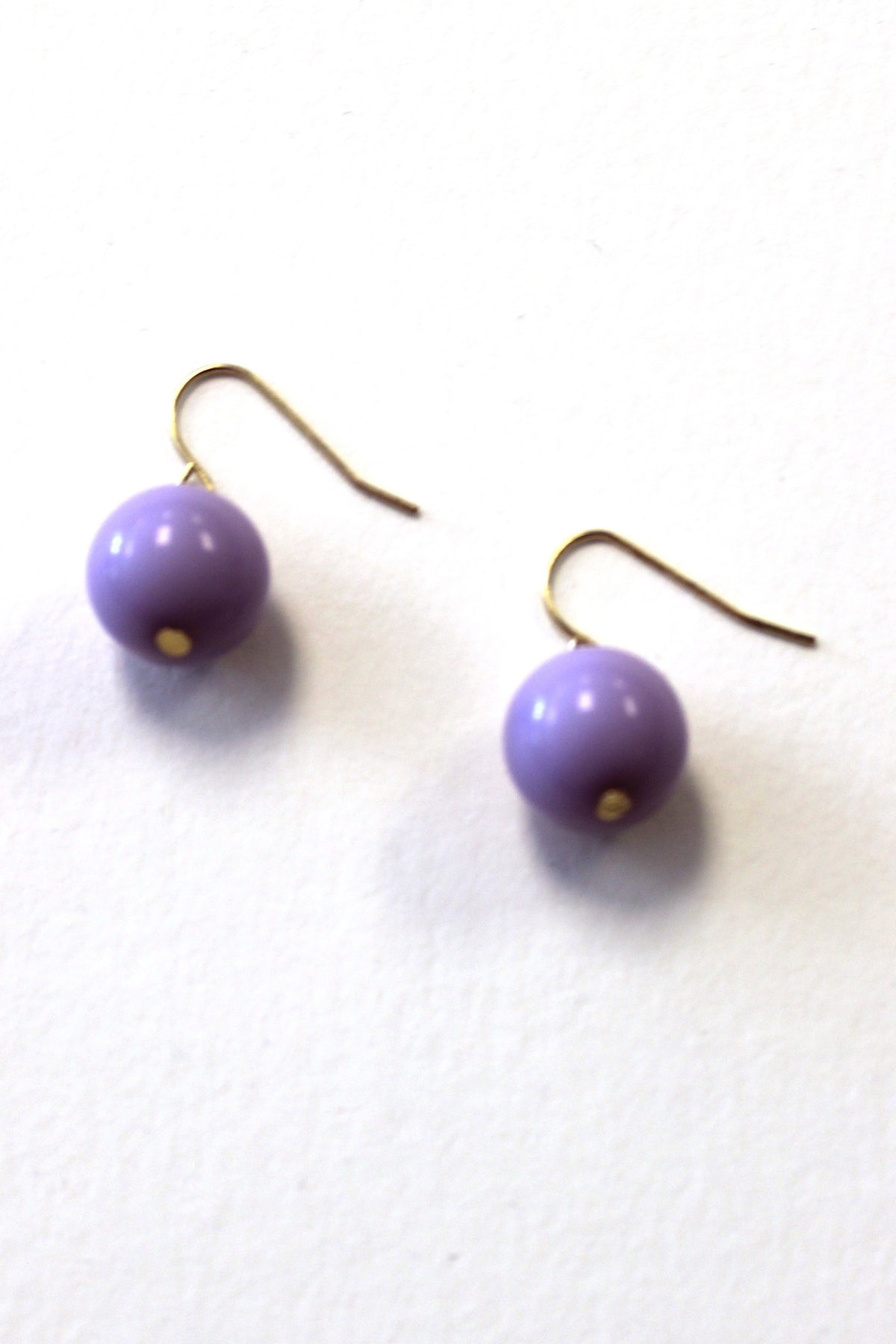 Earrings, Lavender