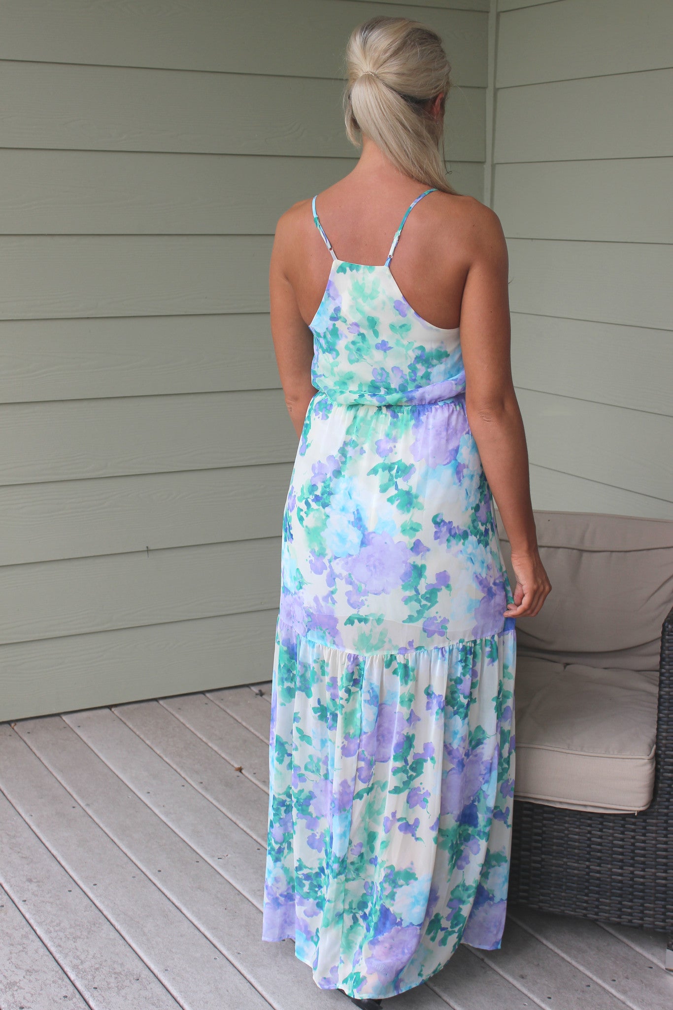 Everly: Abigail Maxi Dress, Purple