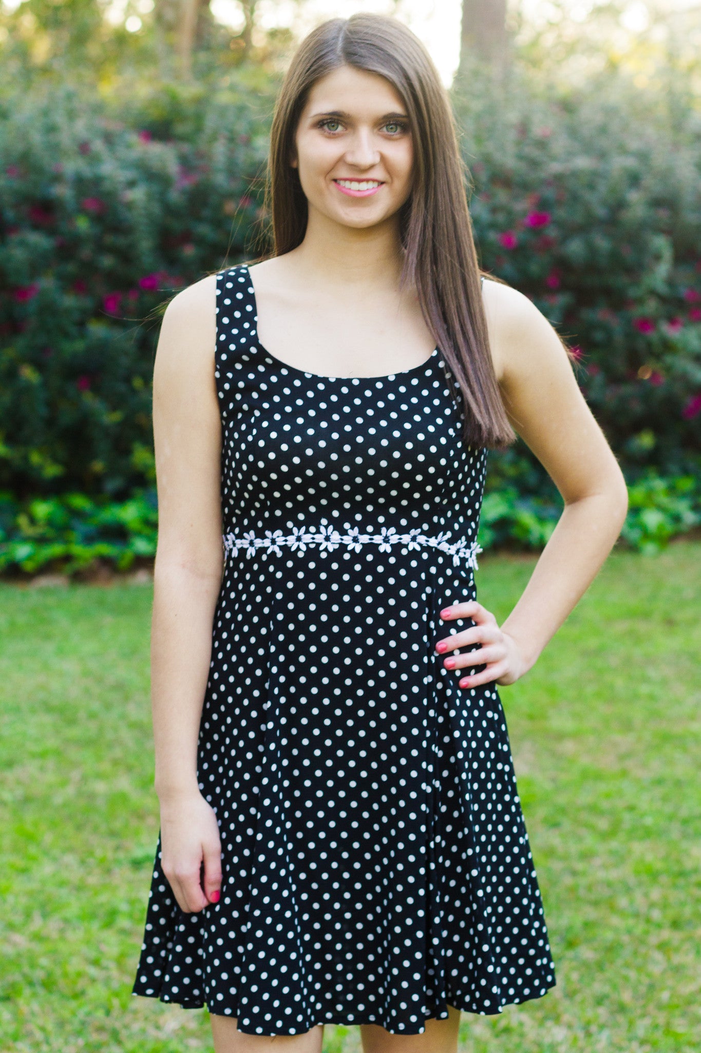 Mink Pink: Jocelyn Dress, Black/White