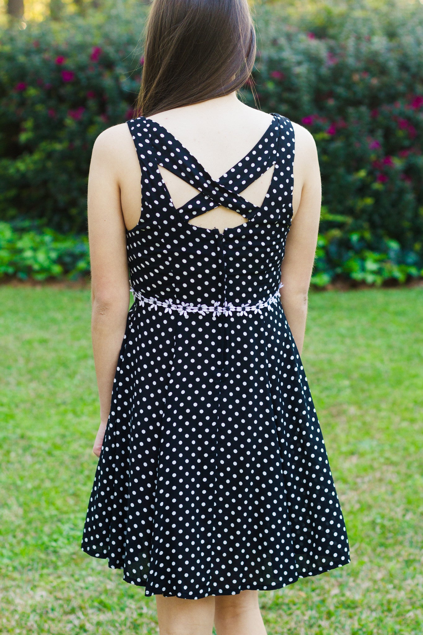 Mink Pink: Jocelyn Dress, Black/White