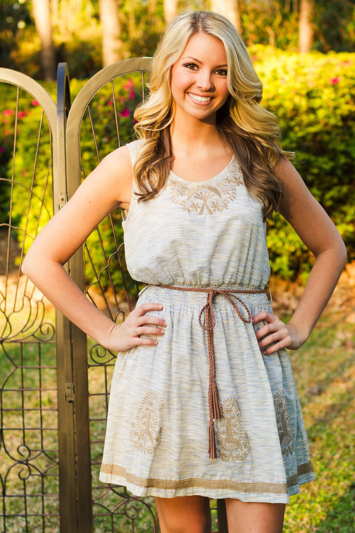 Mollie Dress, Taupe