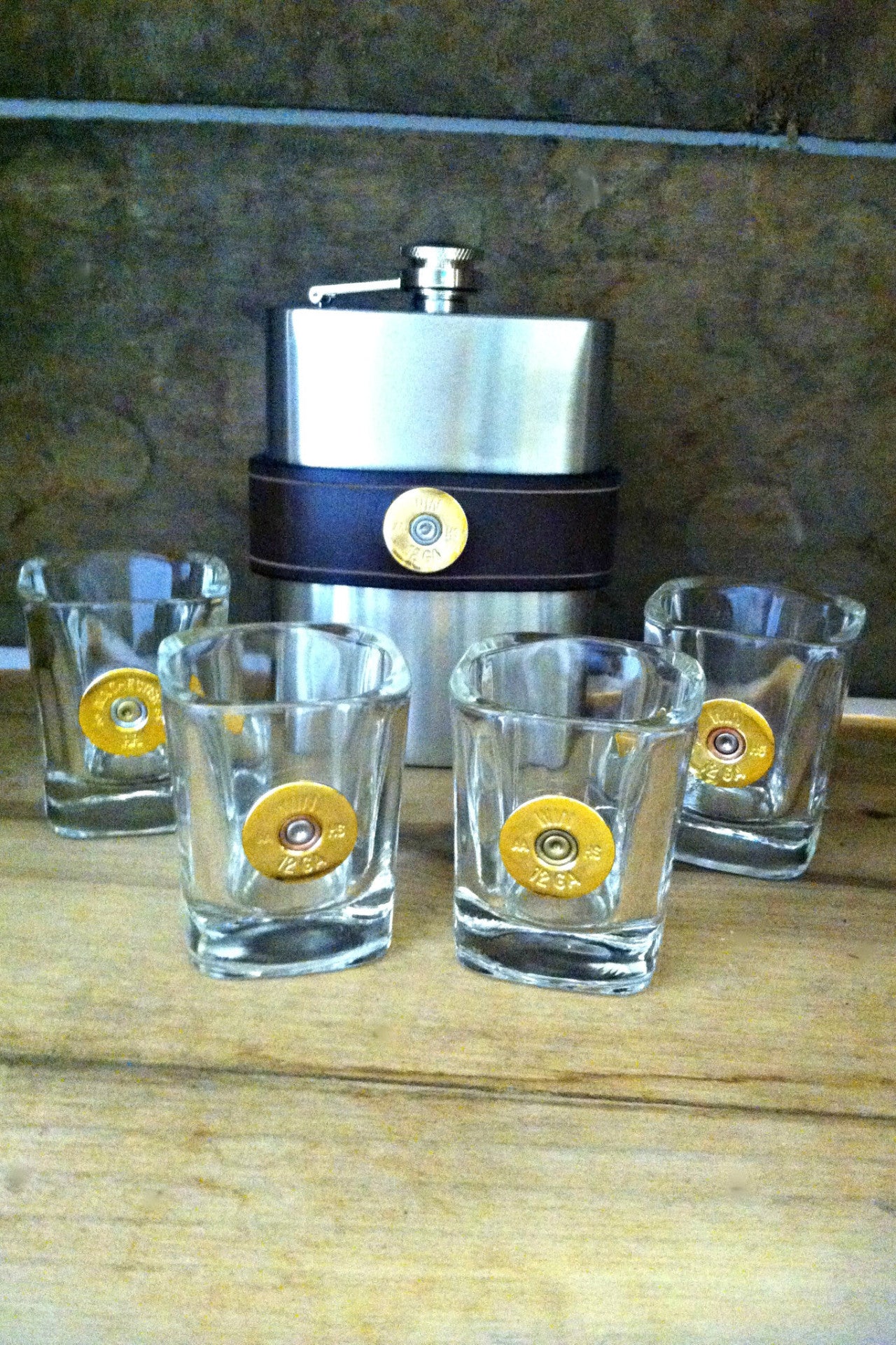 South Life: Flask and Shot Glass Set