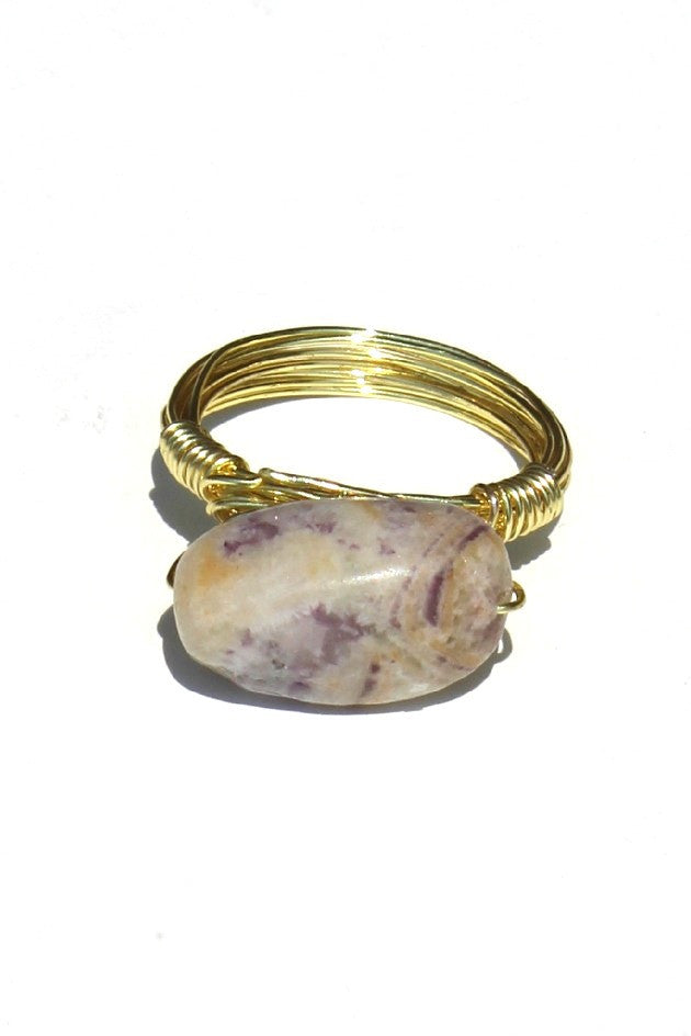 Swara Jewelry: Gemstone Ring, Gray