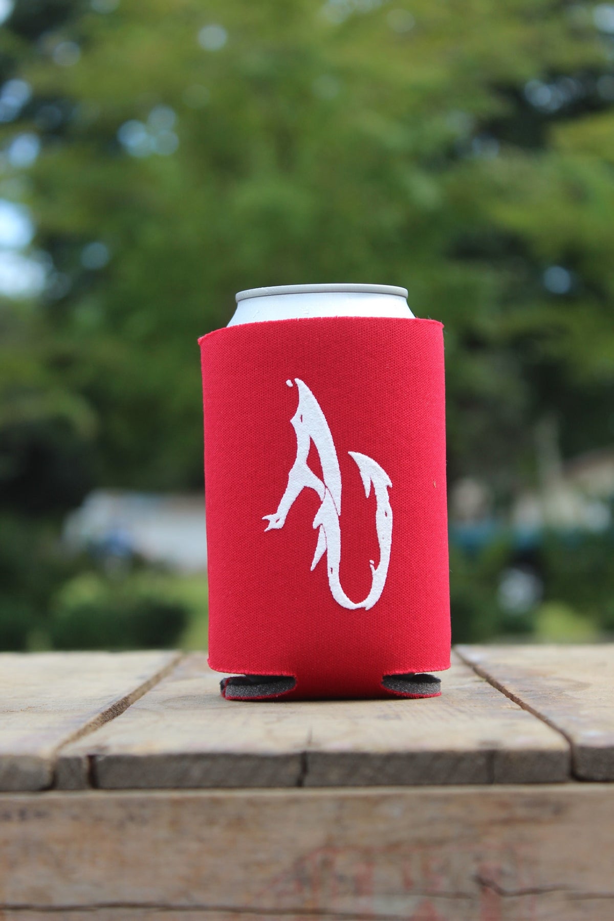 AnglerUp: Koozie, Red and White