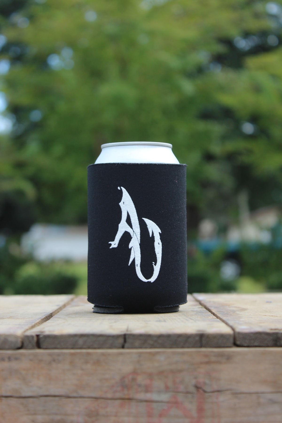 AnglerUp: Koozie, Black and White