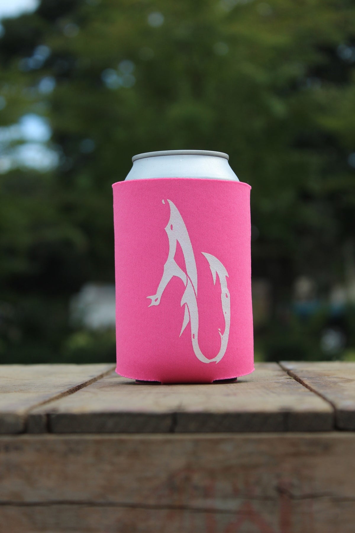 AnglerUp: Koozie, Pink and White