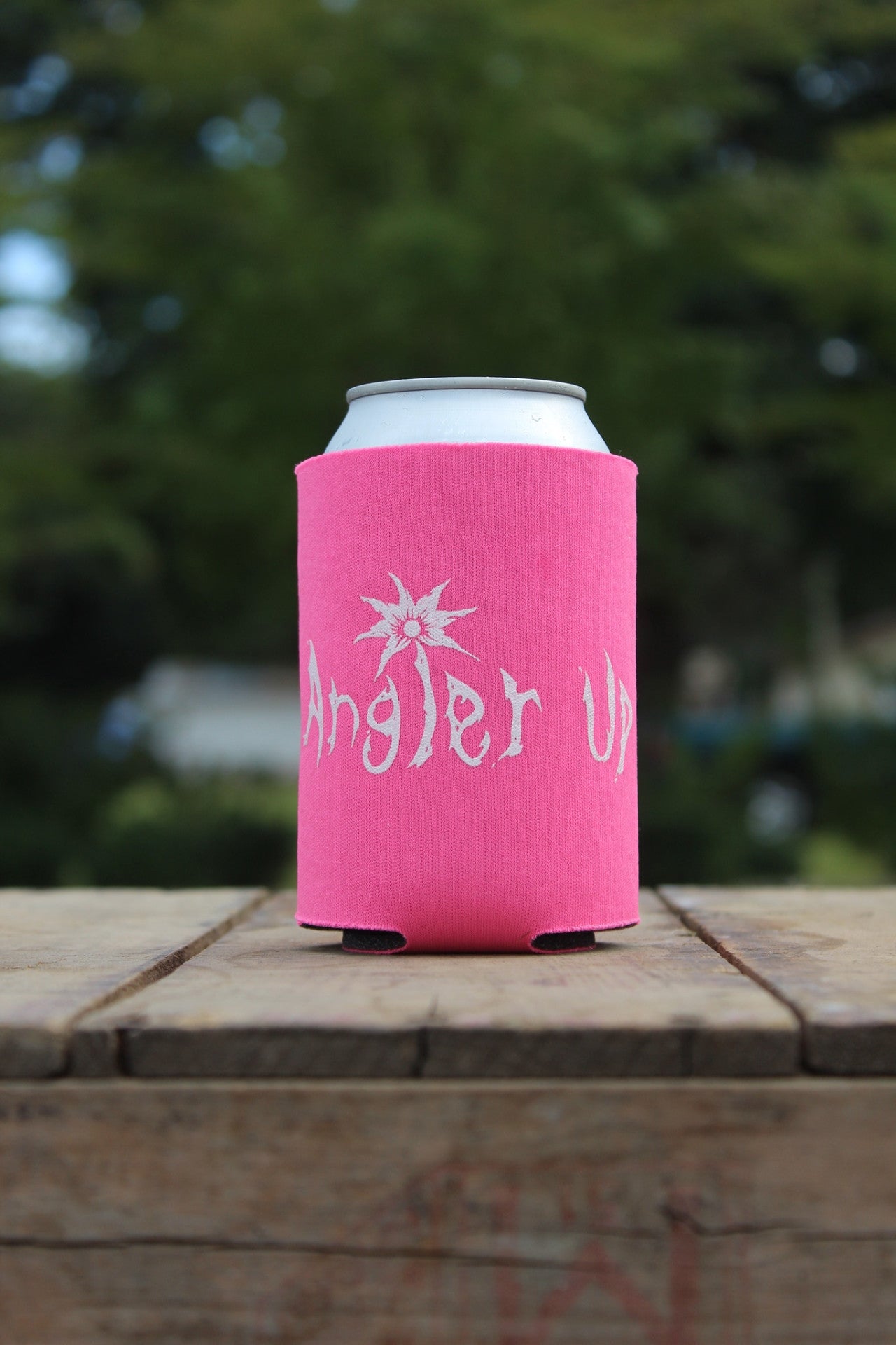 AnglerUp: Koozie, Pink and White