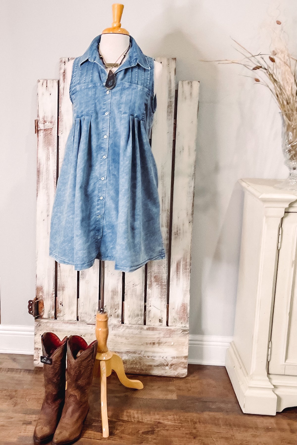 Shania Dress, Denim