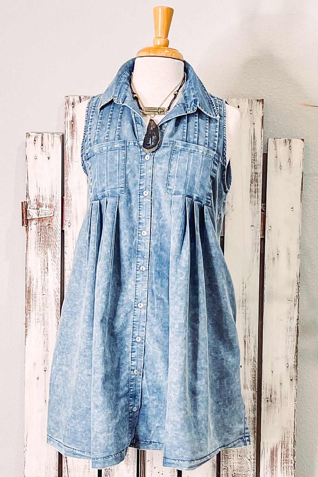 Shania Dress, Denim