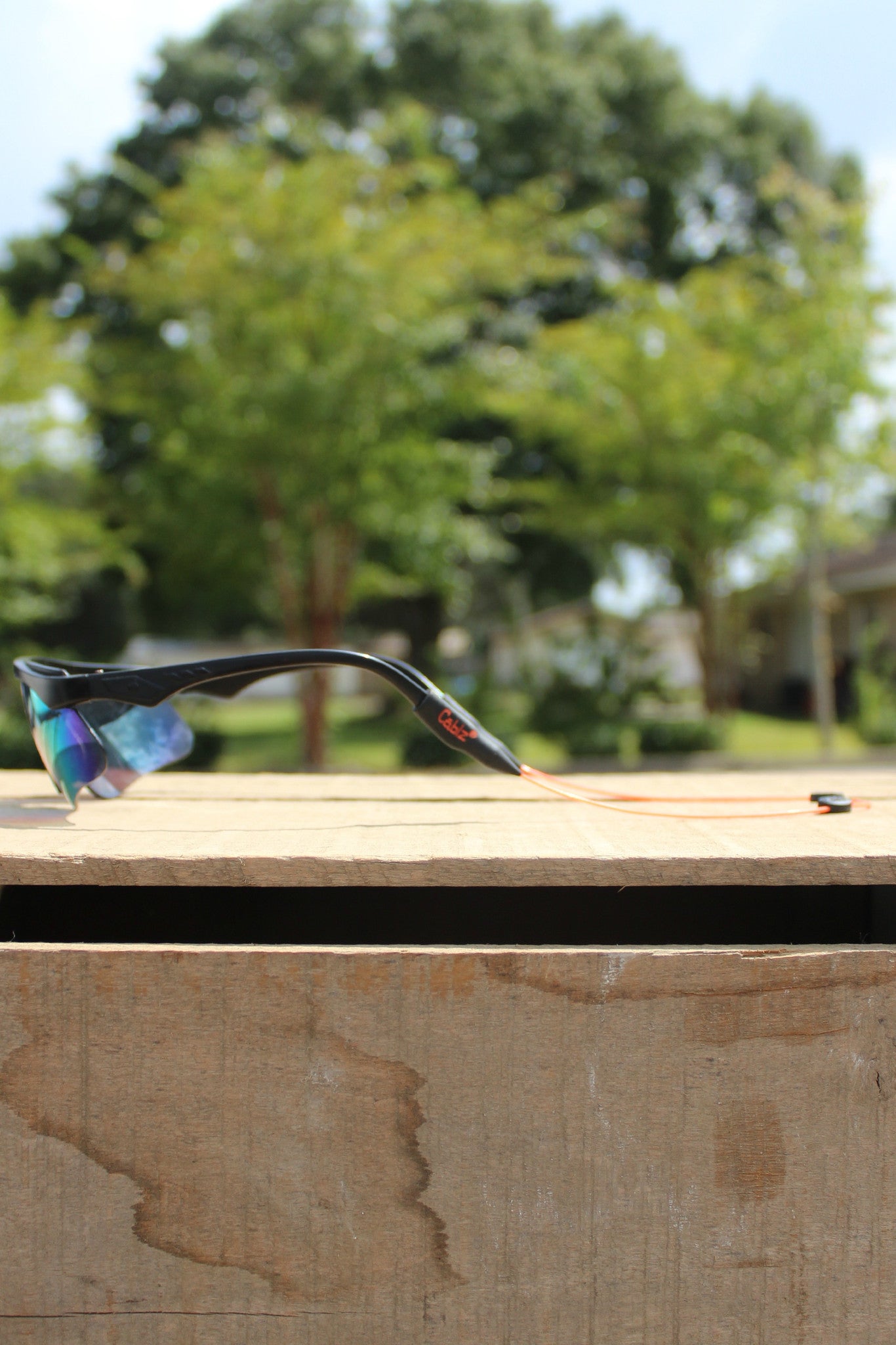 Cablz: Adjustable Monoz Sunglass Straps, Neon Orange