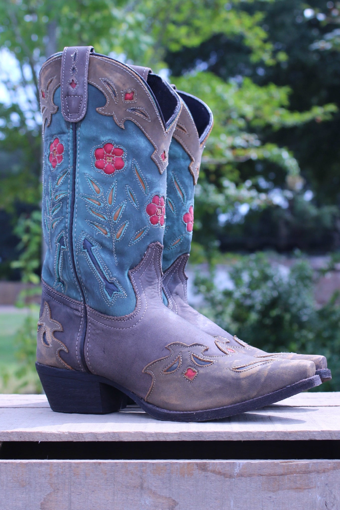 Laredo: Miss Kate, Brown/Teal