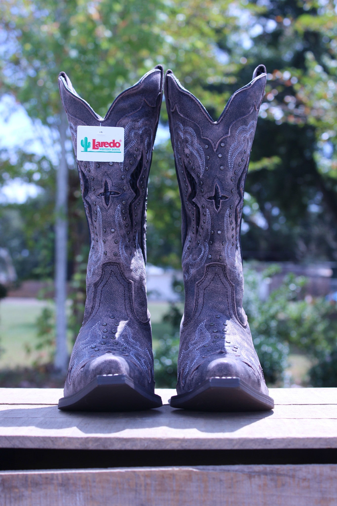 Laredo: Lucretia Boot, Black/Tan