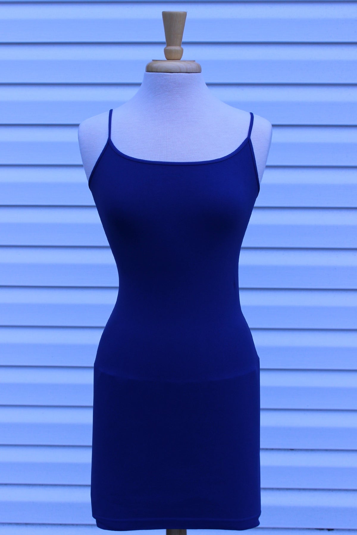 Tees by Tina: Cami Tunic Slip Dress, Cobalt