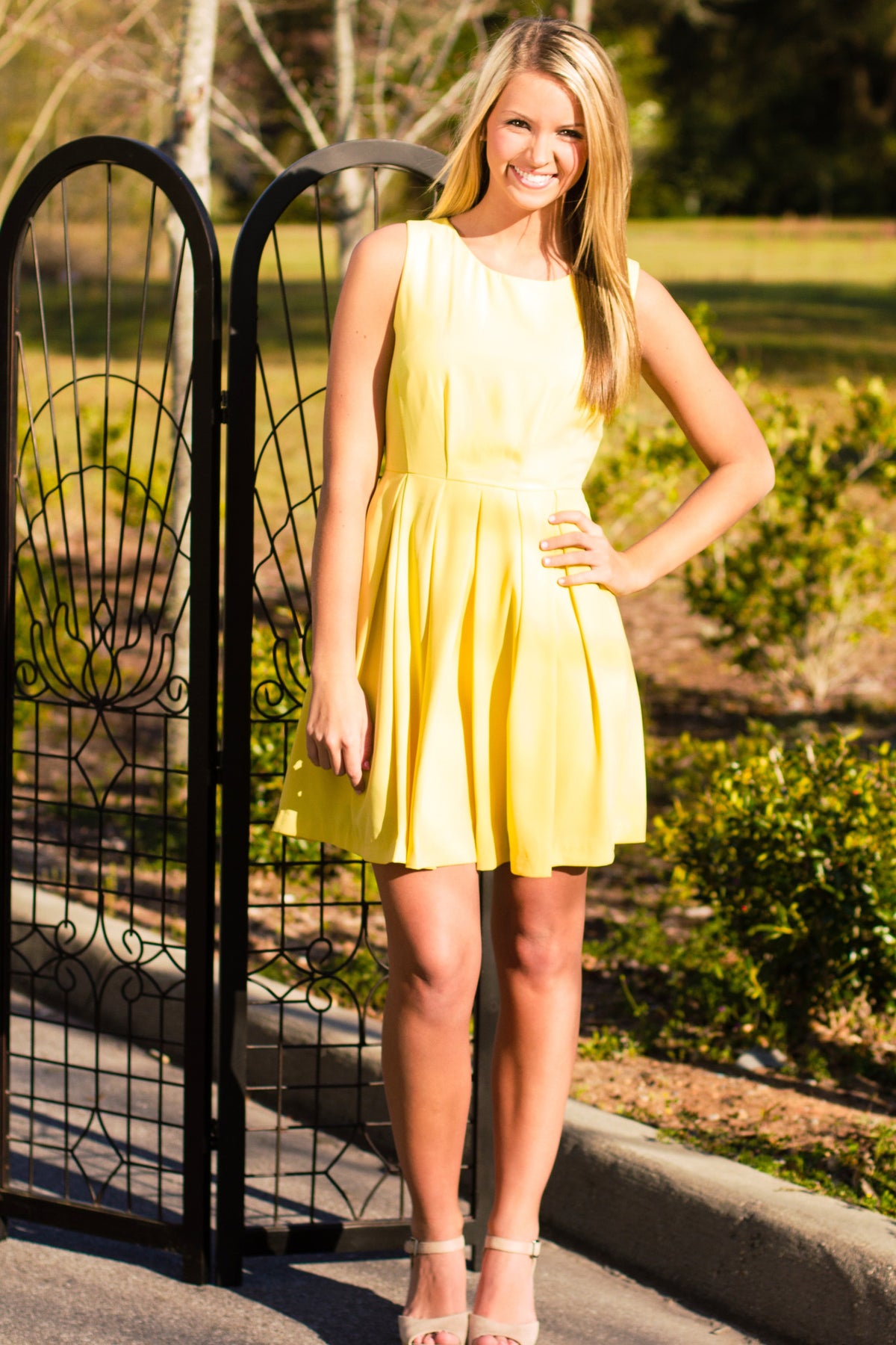 Jennie Dress, Yellow