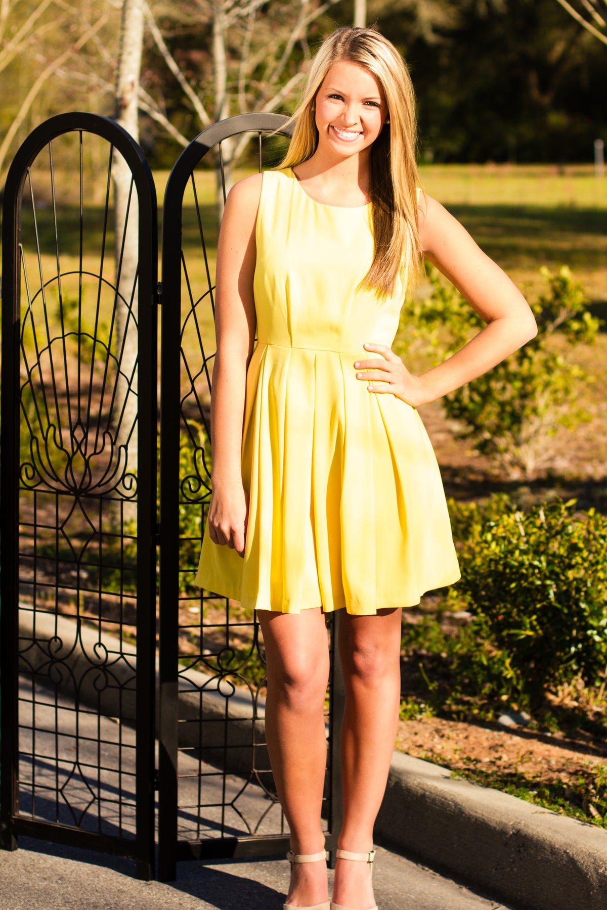 Jennie Dress, Yellow