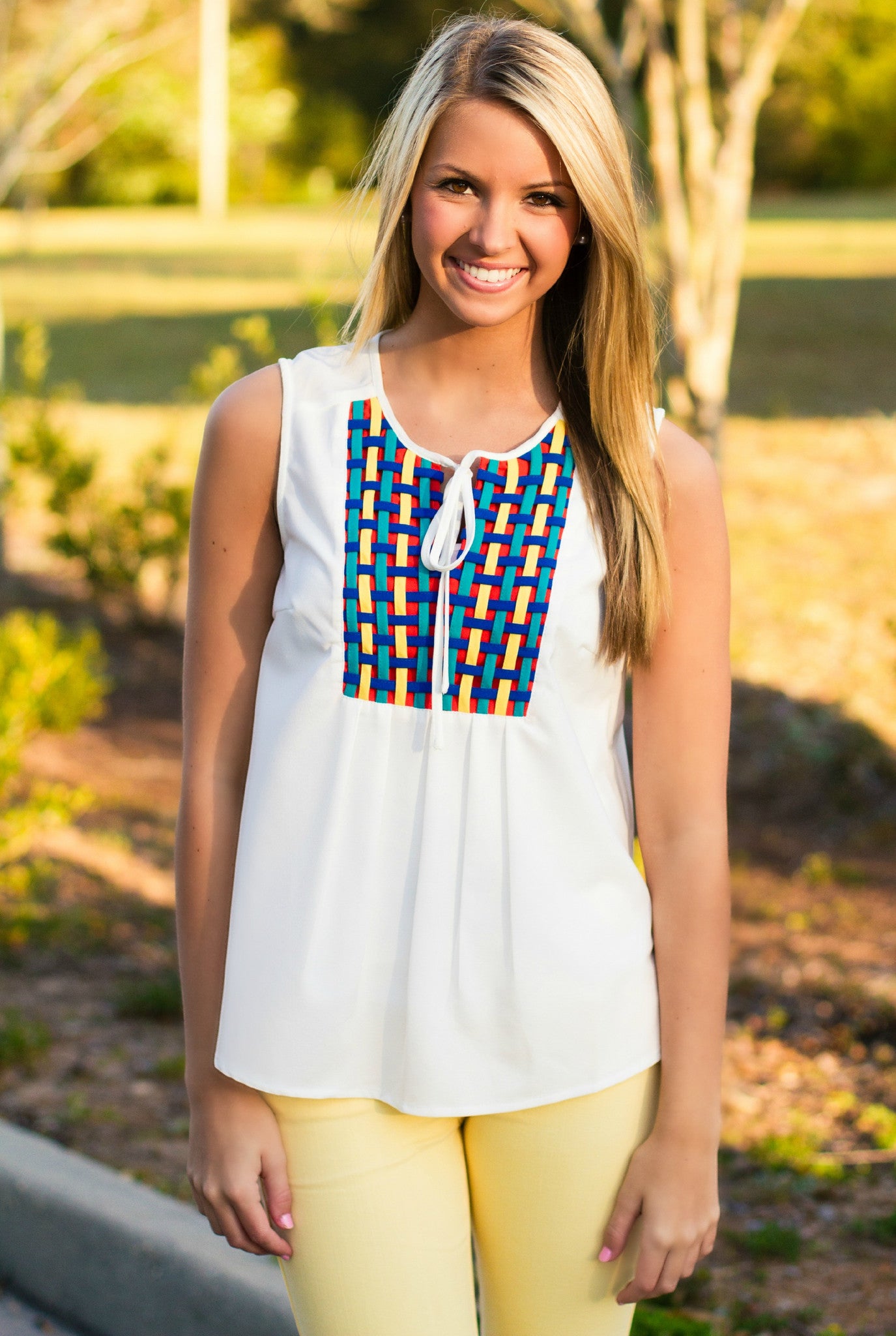 Isabella Top, White
