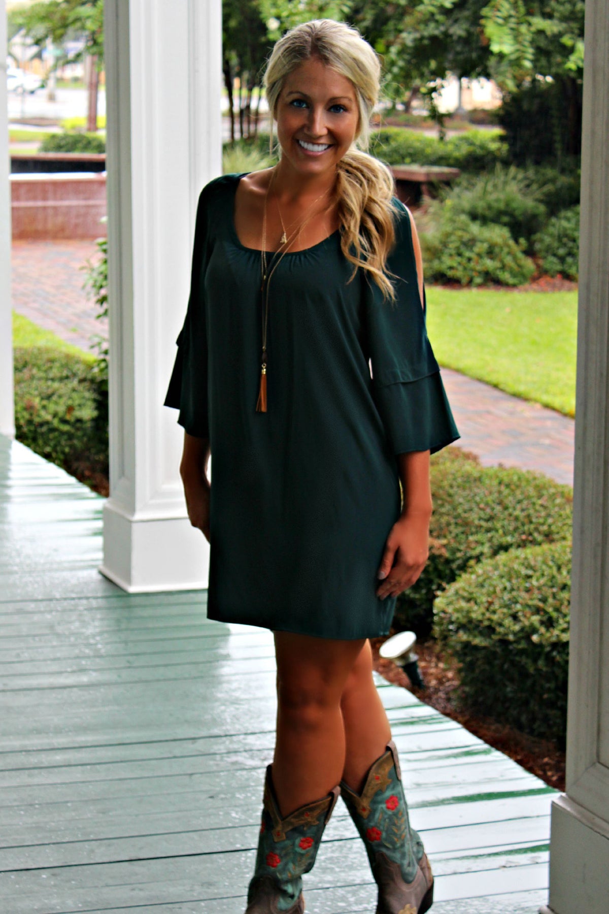 Glam: Laney Dress, Green