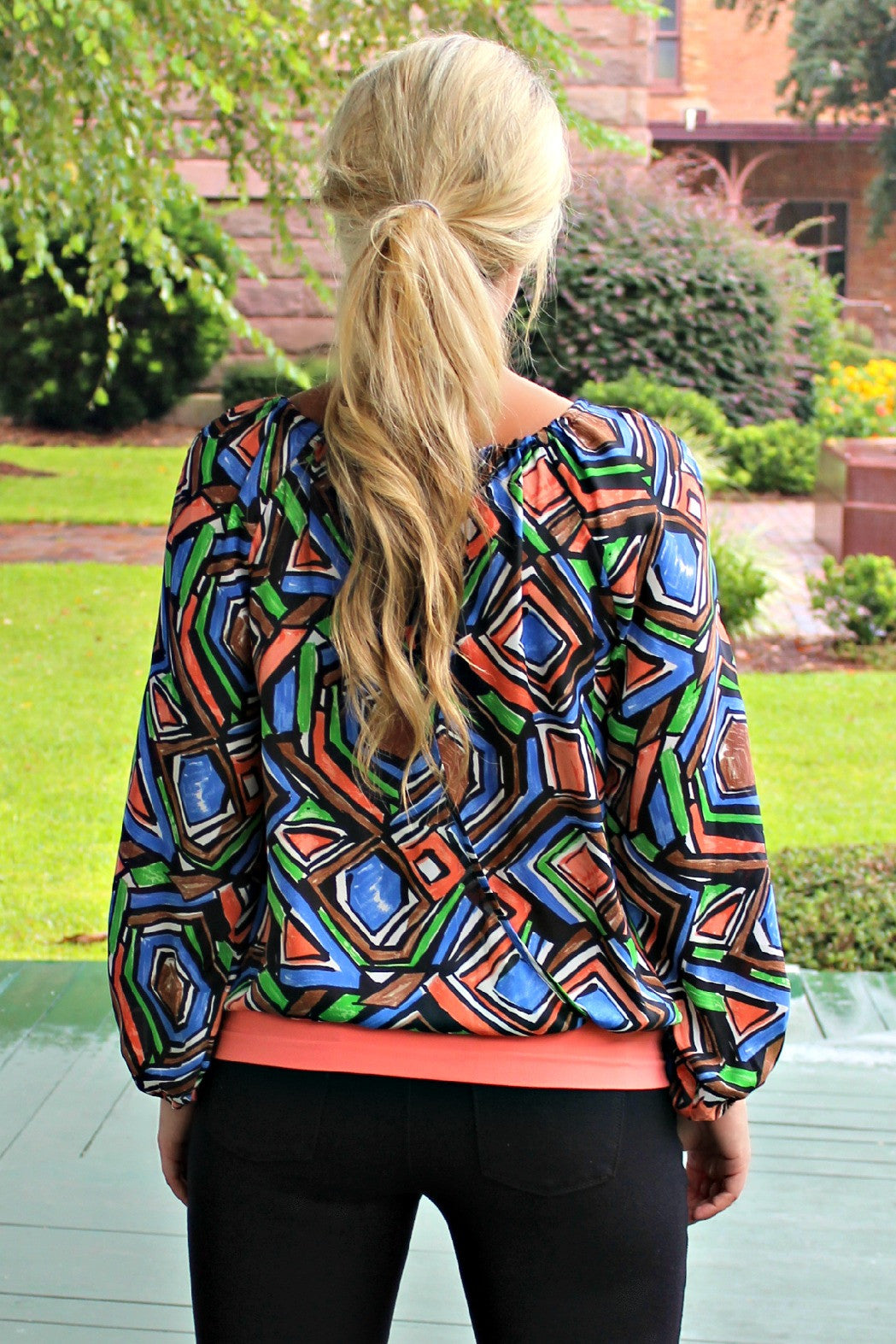 Glam: Gypsy Blouse, Blue