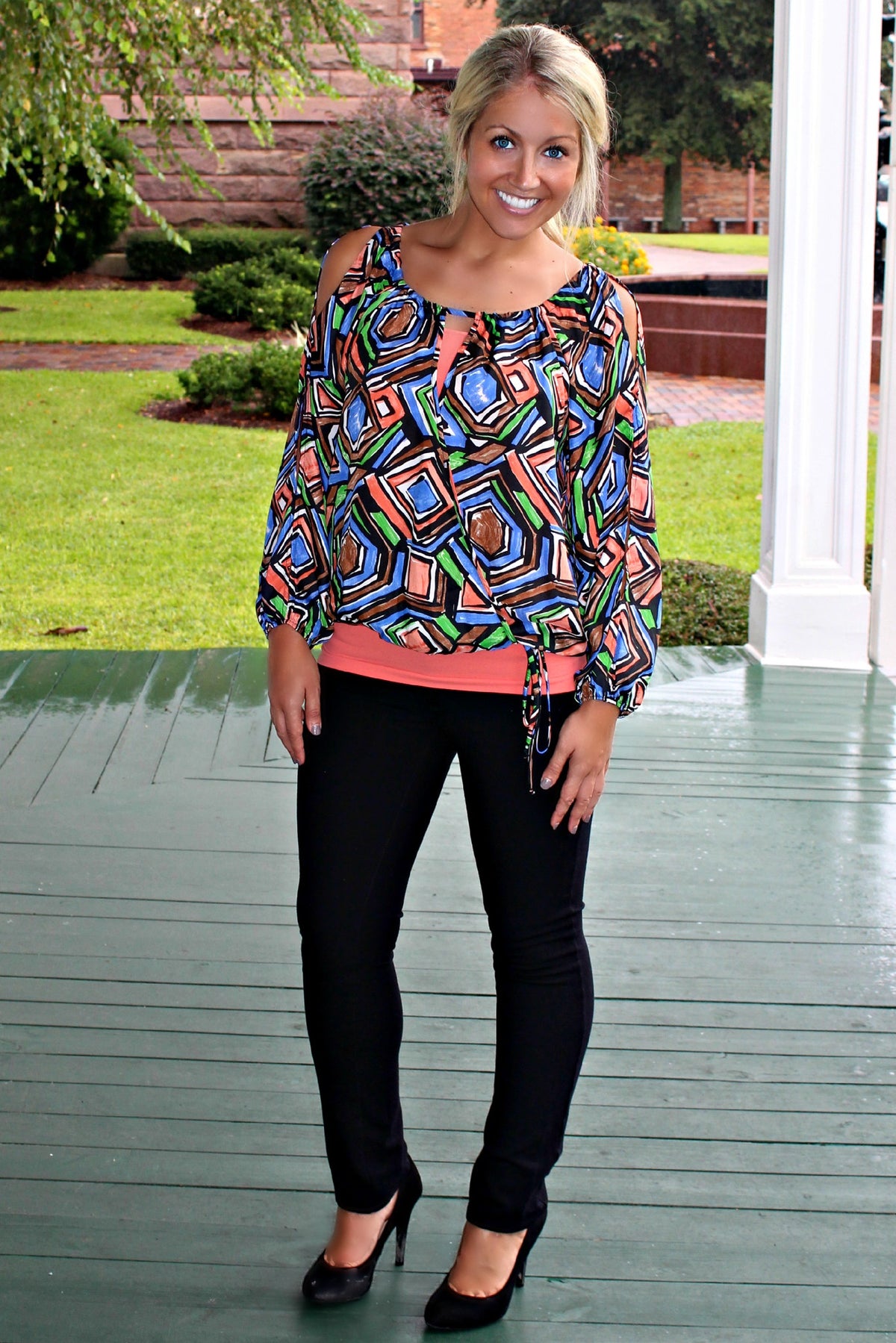 Glam: Gypsy Blouse, Blue