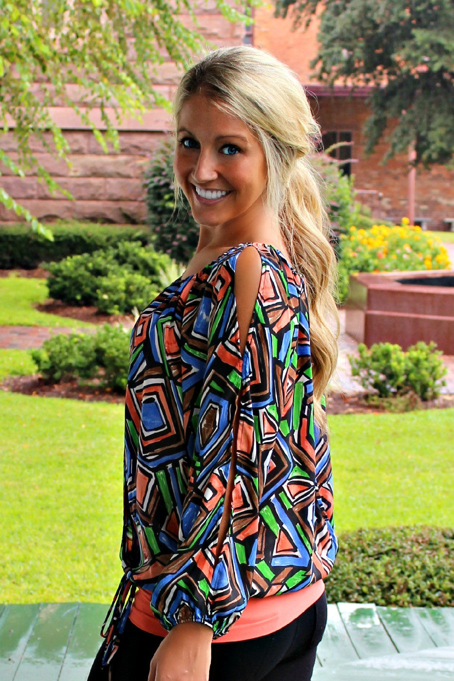 Glam: Gypsy Blouse, Blue
