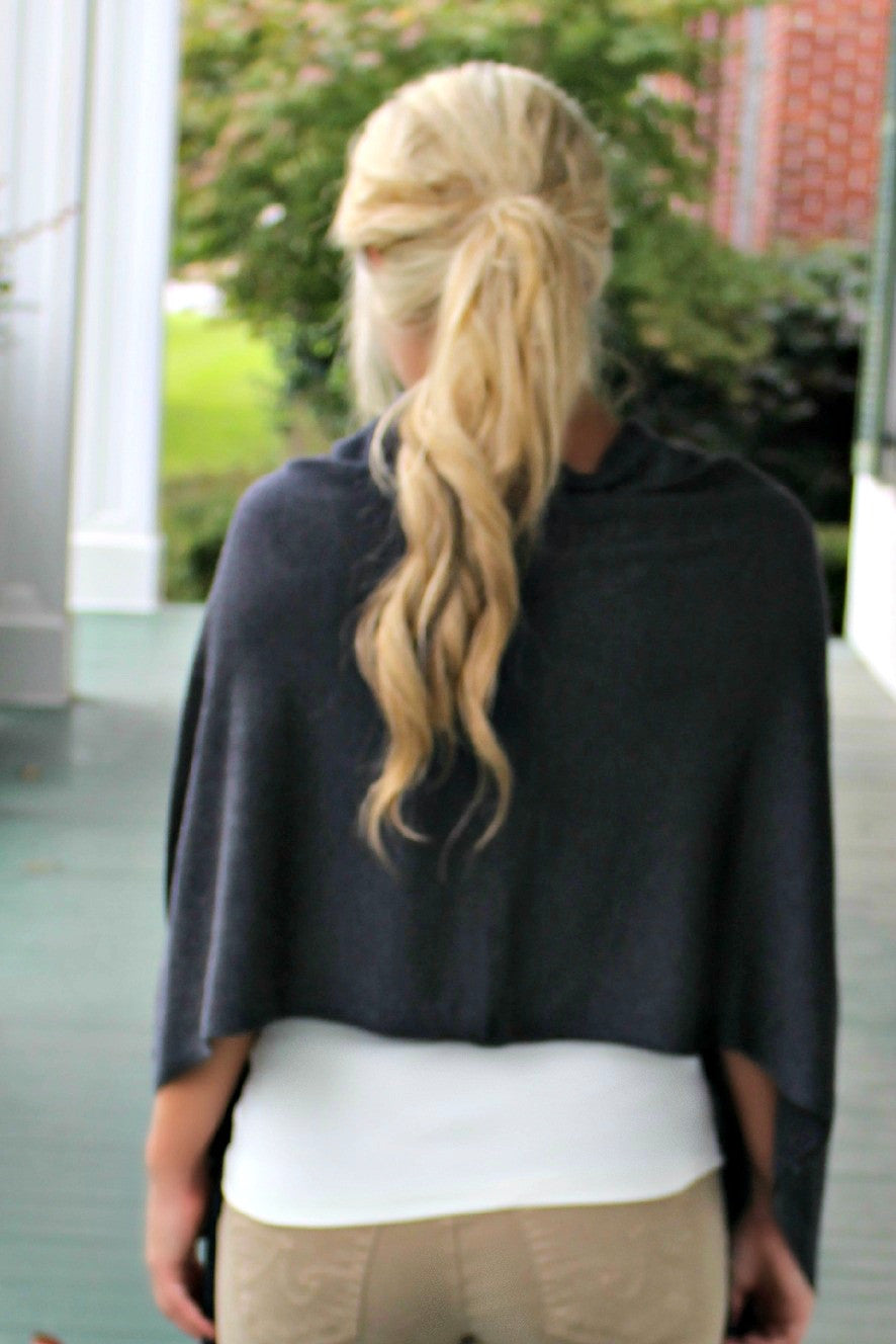 Eden Poncho, Gray