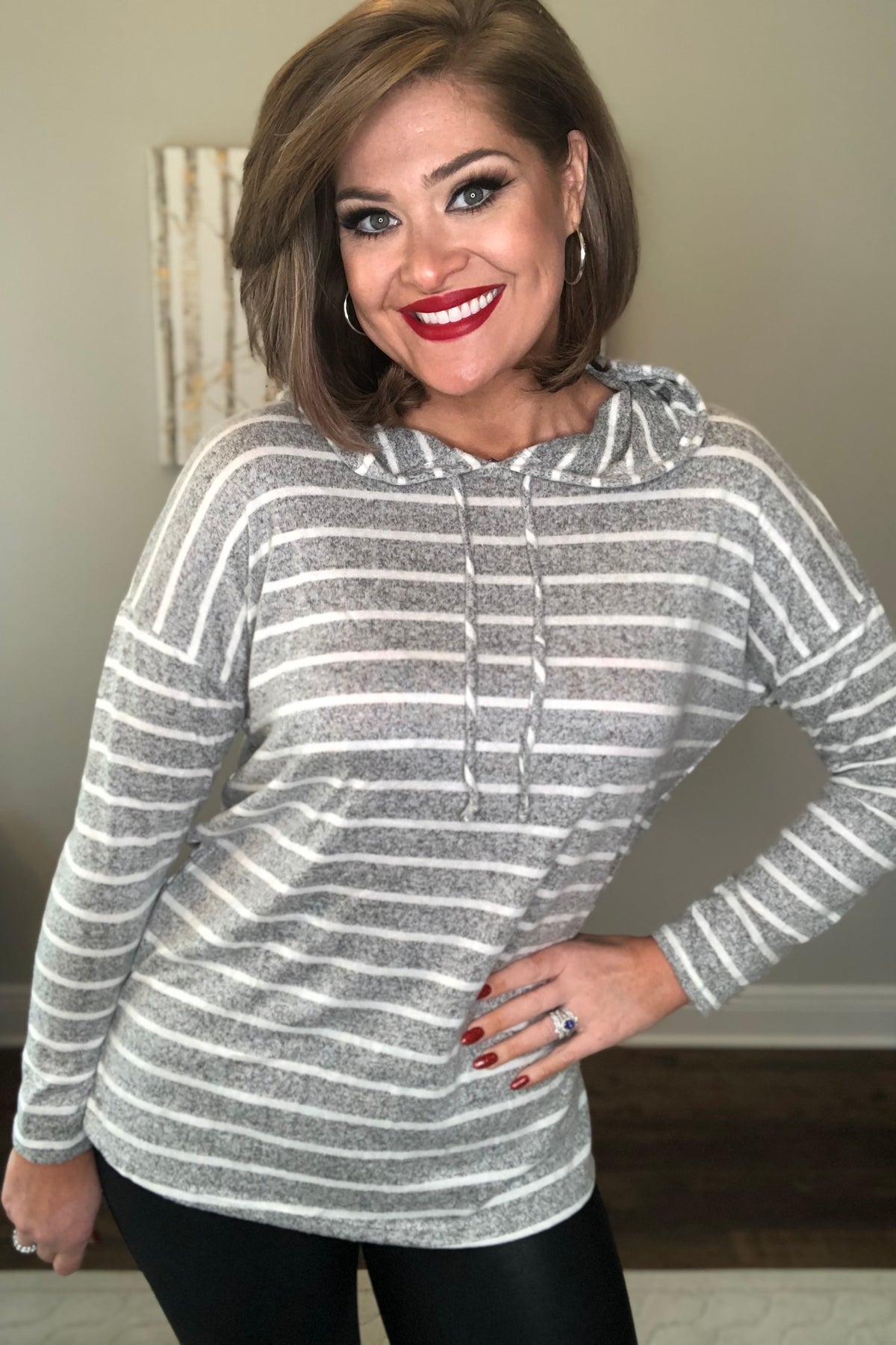 Shea Top, Gray