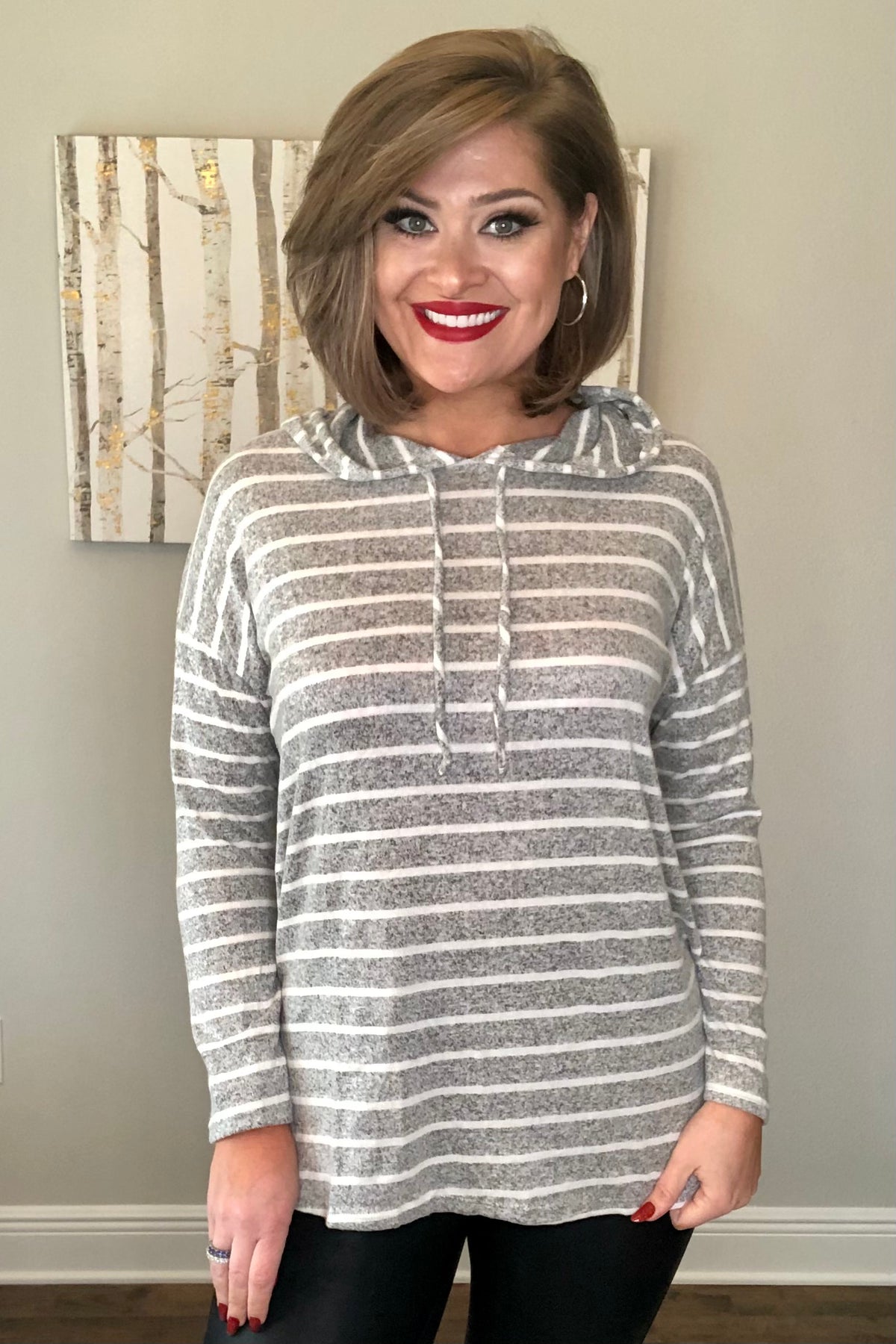 Shea Top, Gray