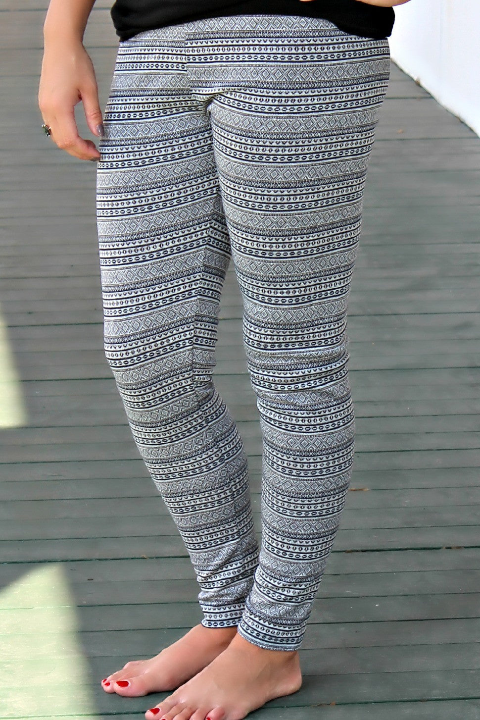 Morgan Leggings, Gray