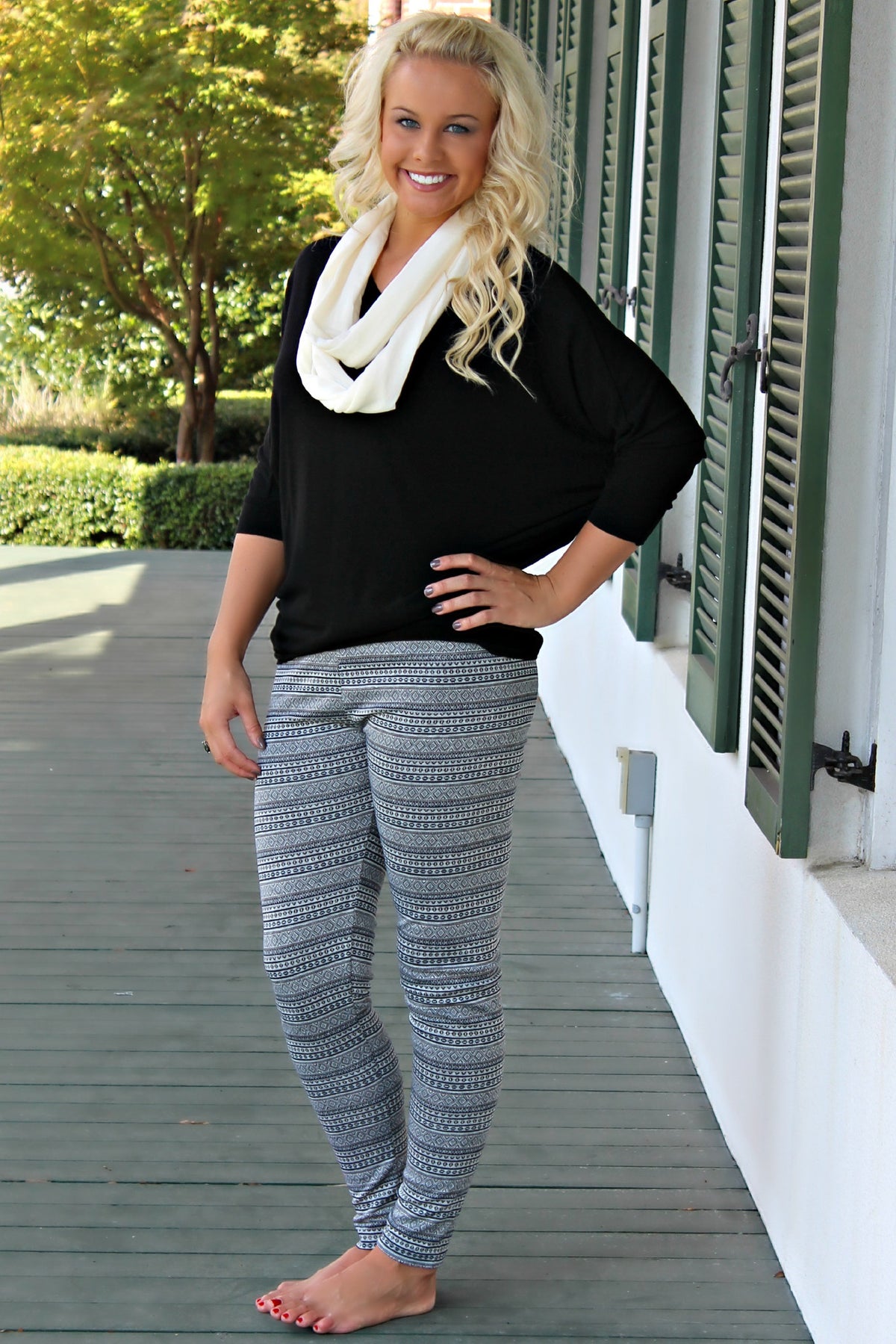 Morgan Leggings, Gray