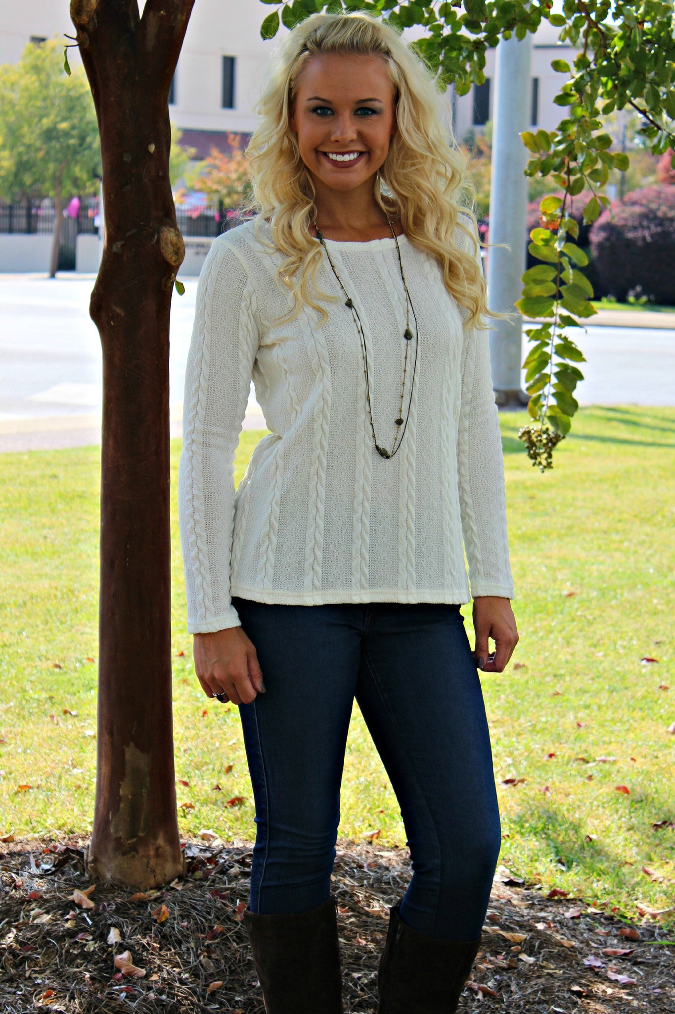 Kassidy Sweater, Ivory