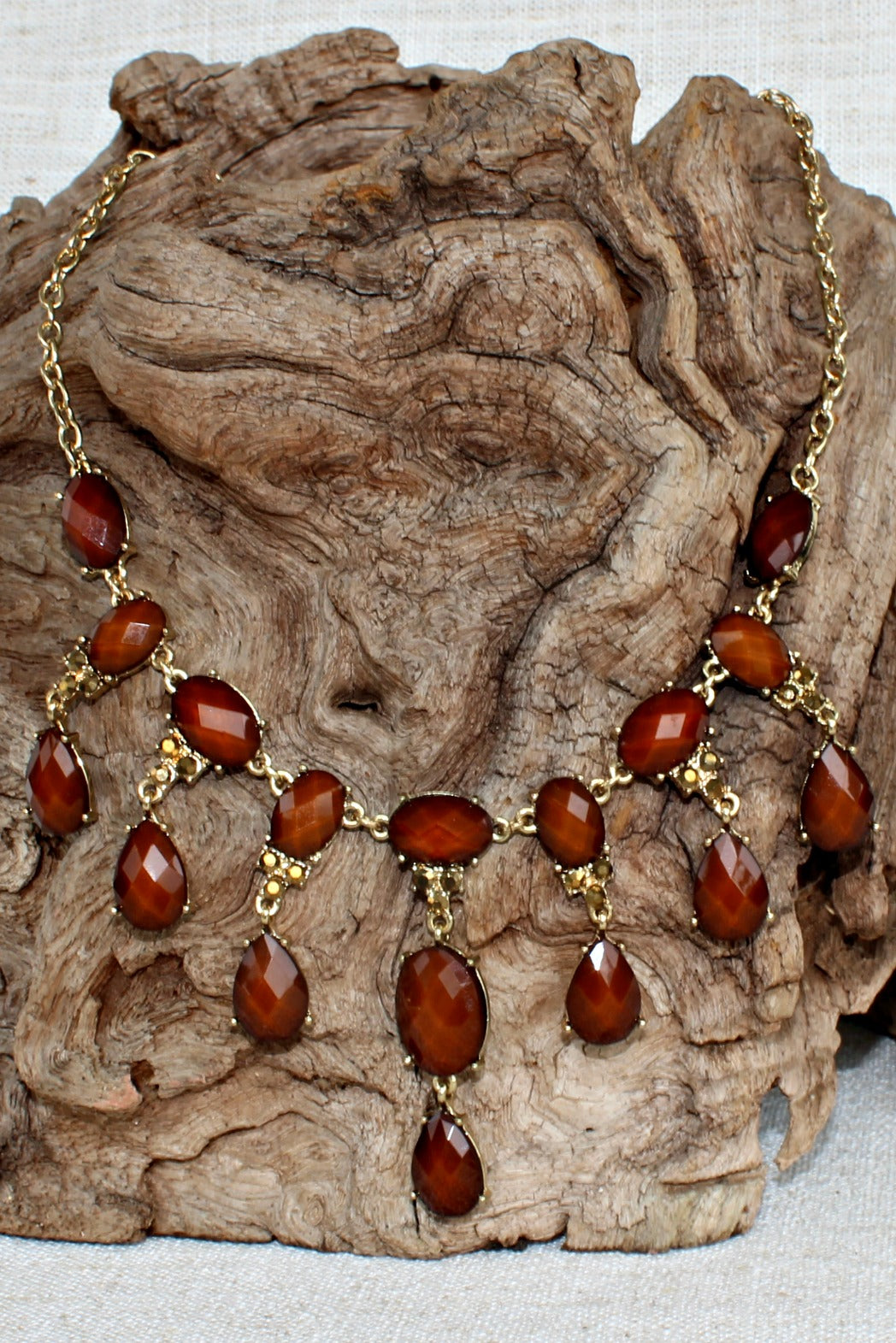 Necklace, Brown