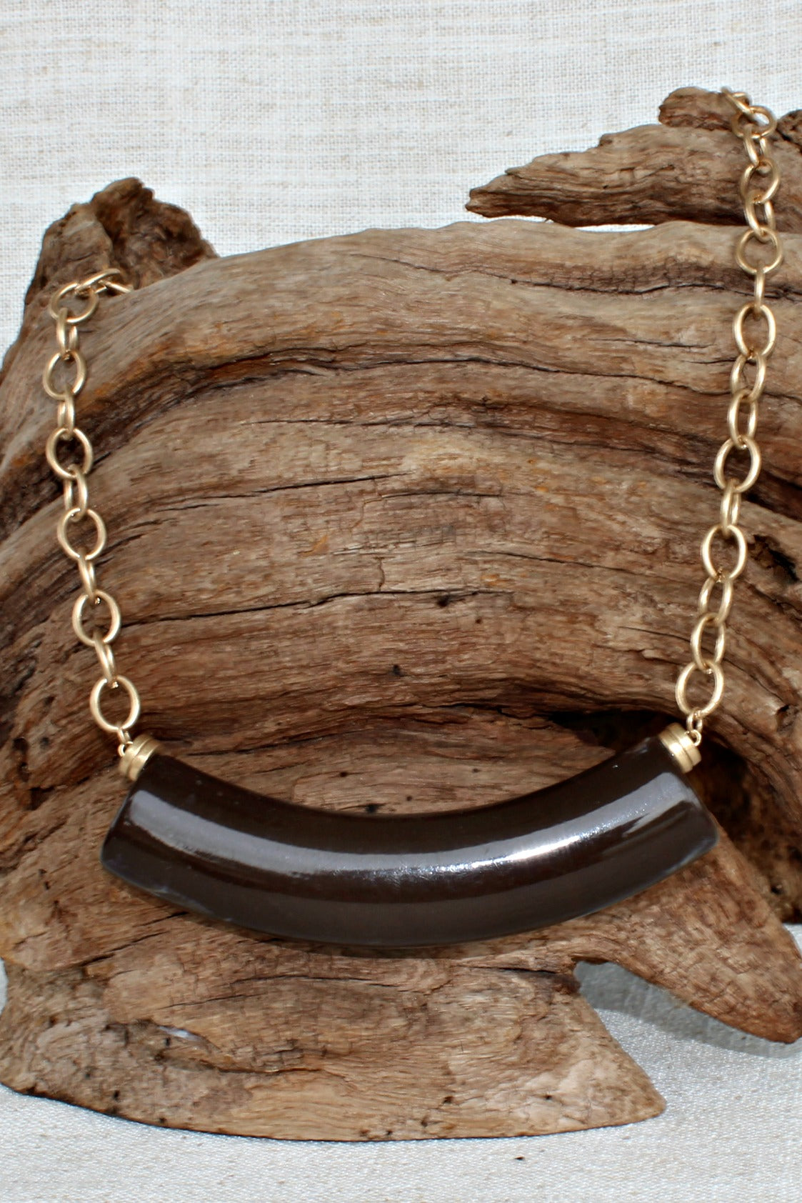 Necklace, Brown