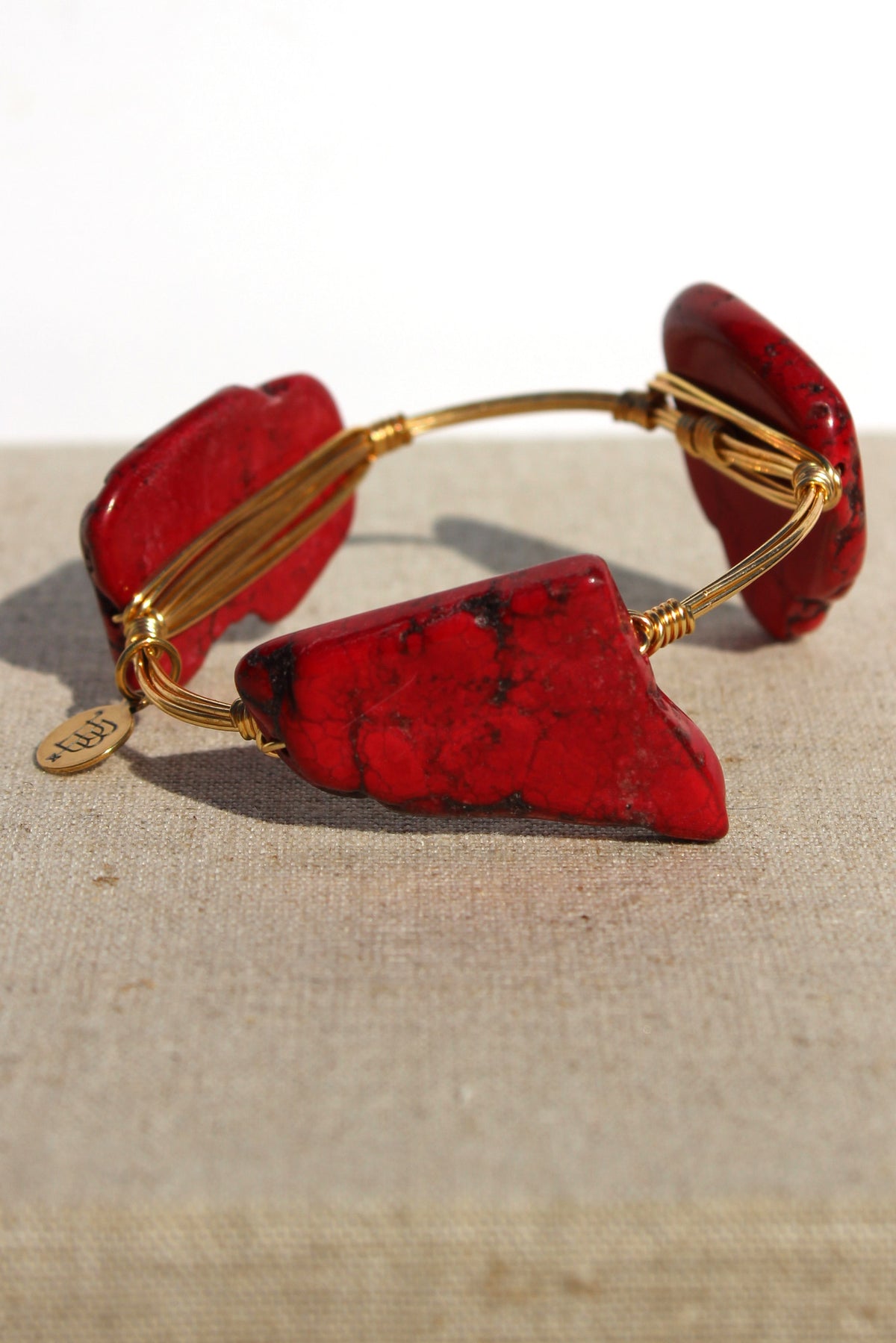 Bourbon and Boweties: Bangle, Red
