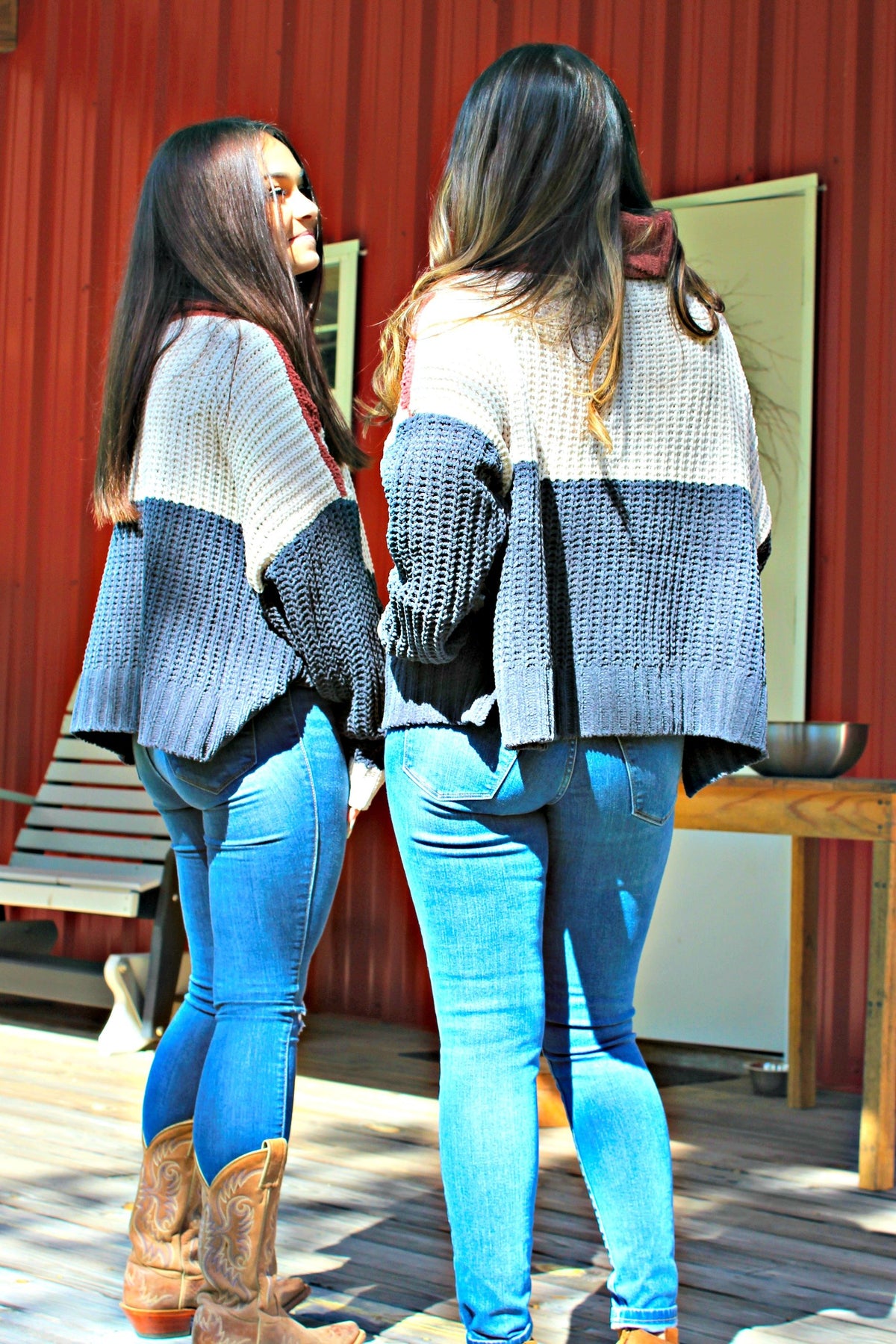 Color Block Sweater, Multi
