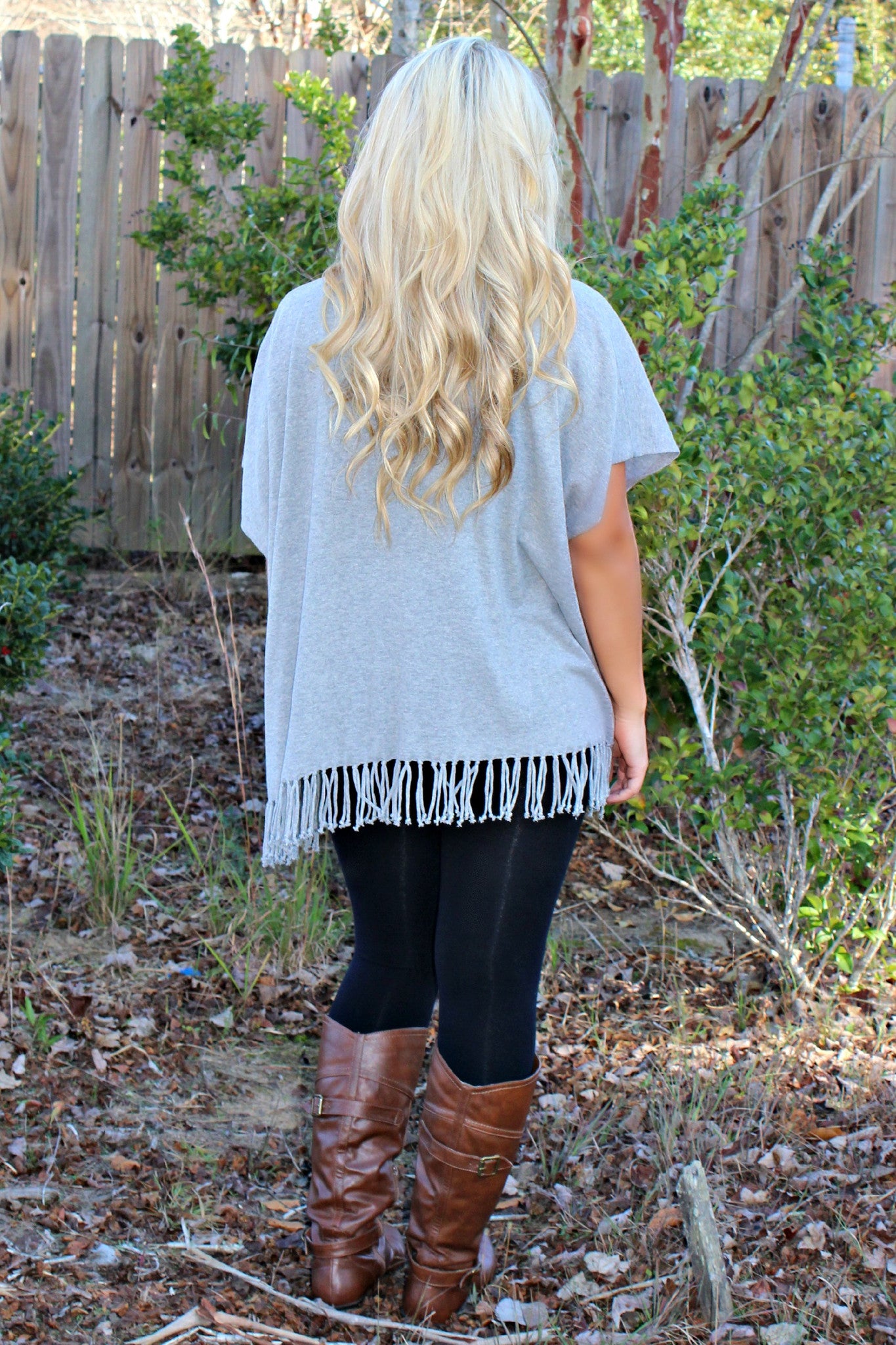 525 America: Fringe Pullover, Gray