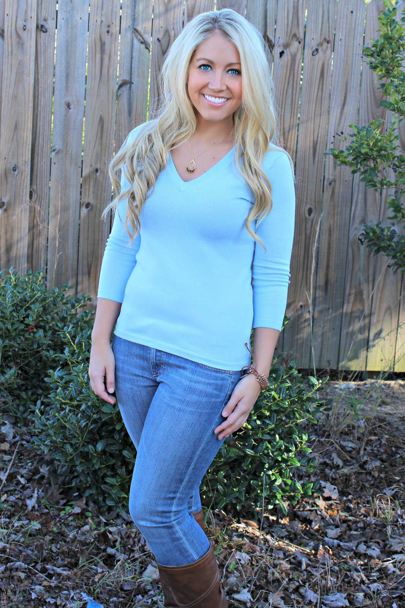 525 America: Cameron Sweater, Blue