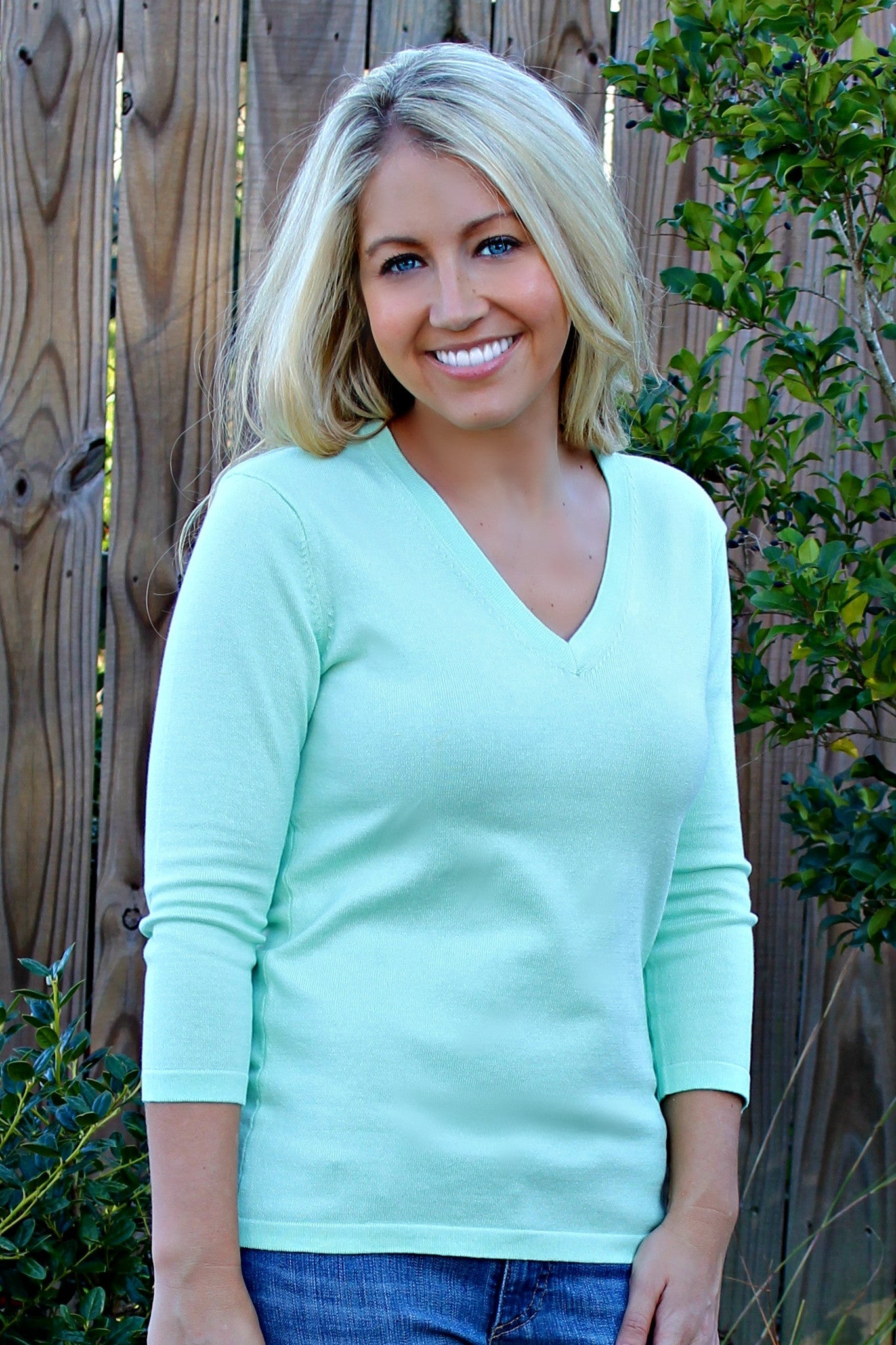 525 America: Cameron Sweater, Mint