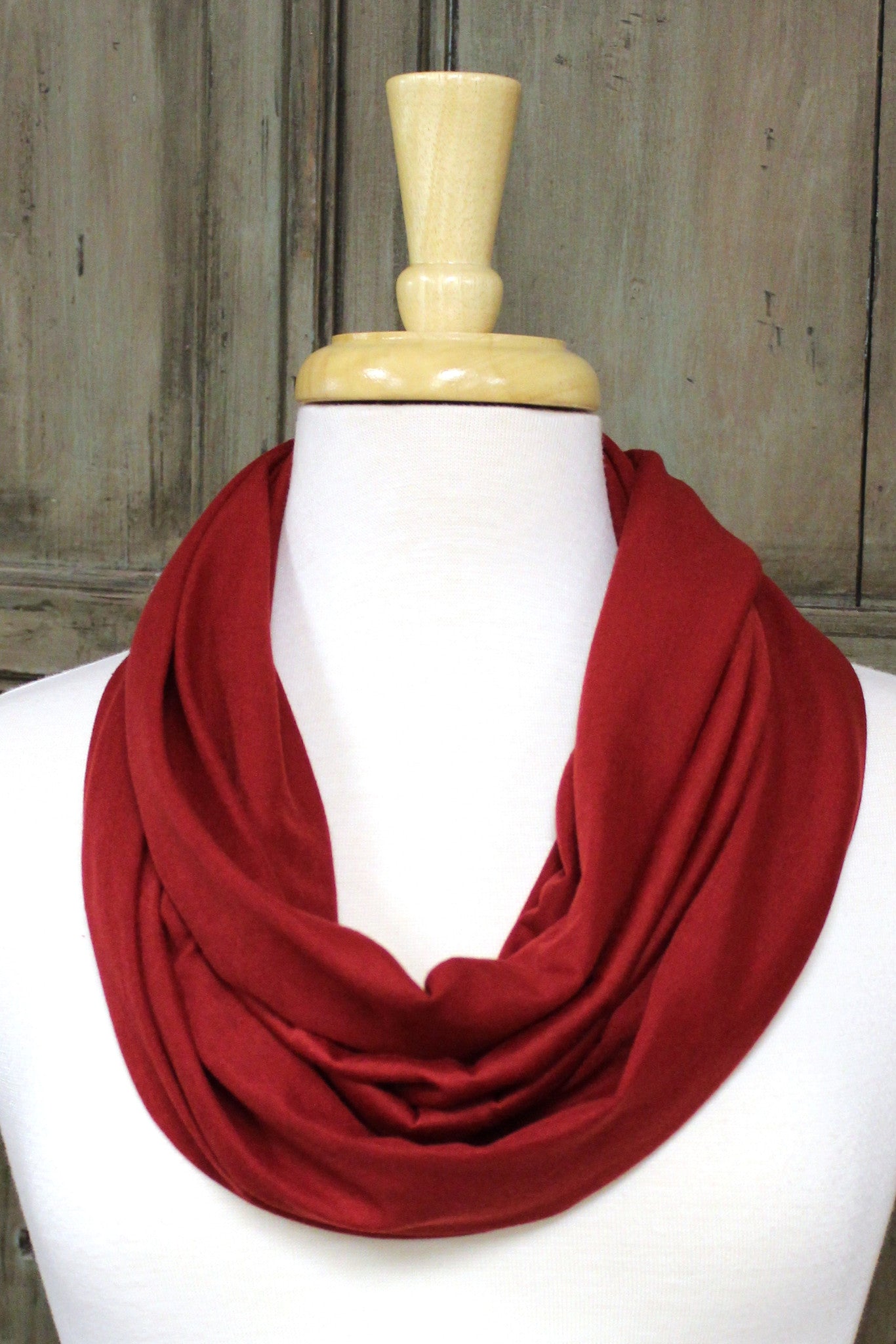 Infinity Scarf, Burgundy