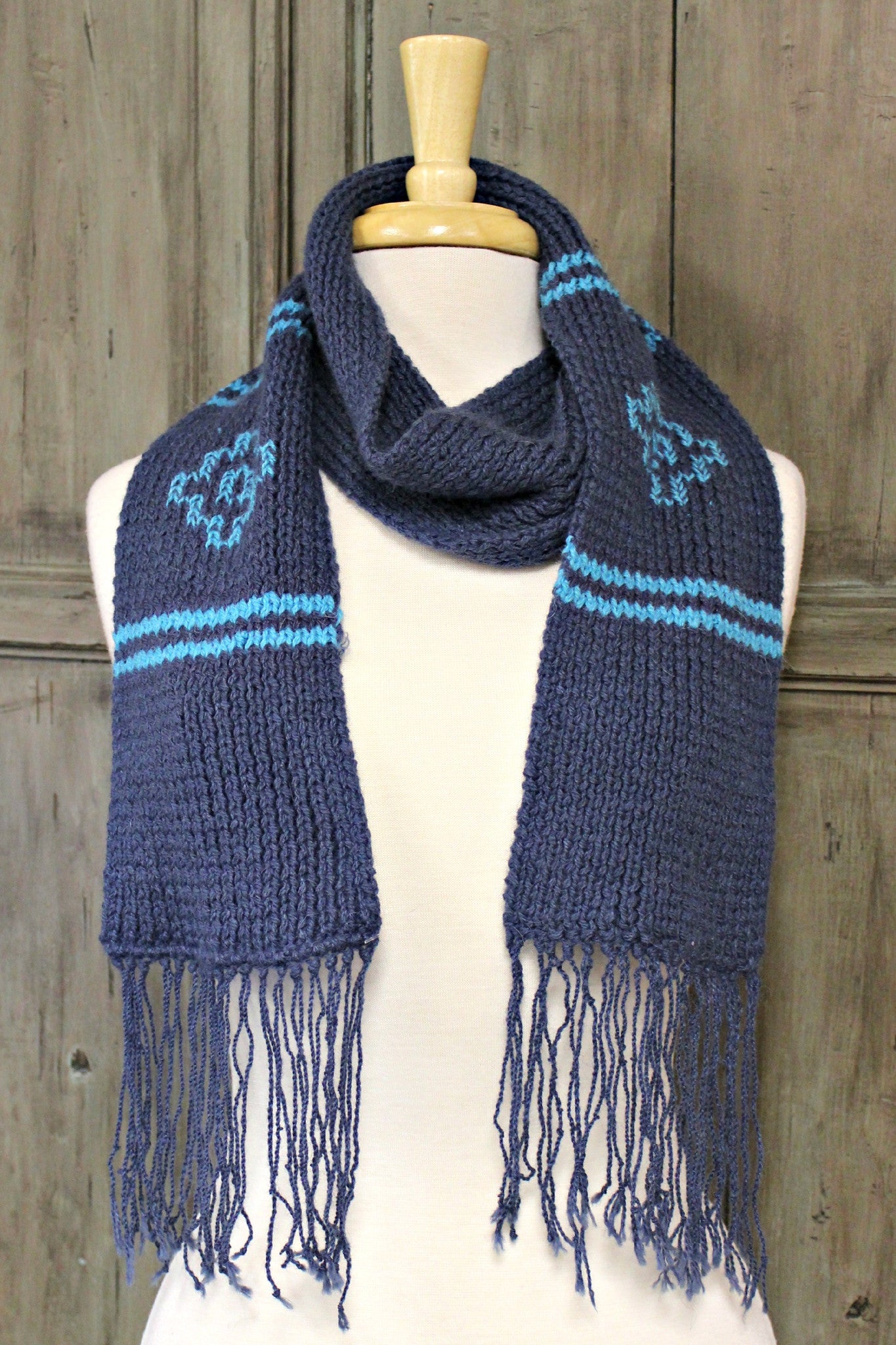 Bolivia Scarf, Blue